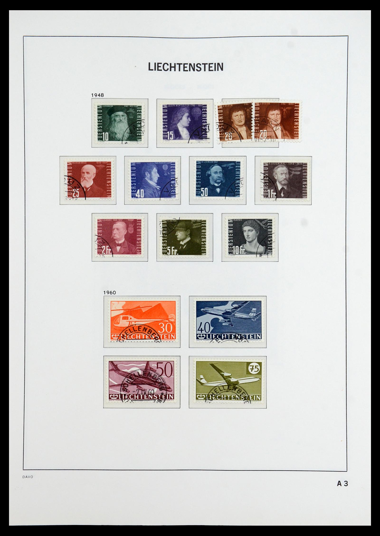 35896 083 - Stamp Collection 35896 Liechtenstein 1912-1990.