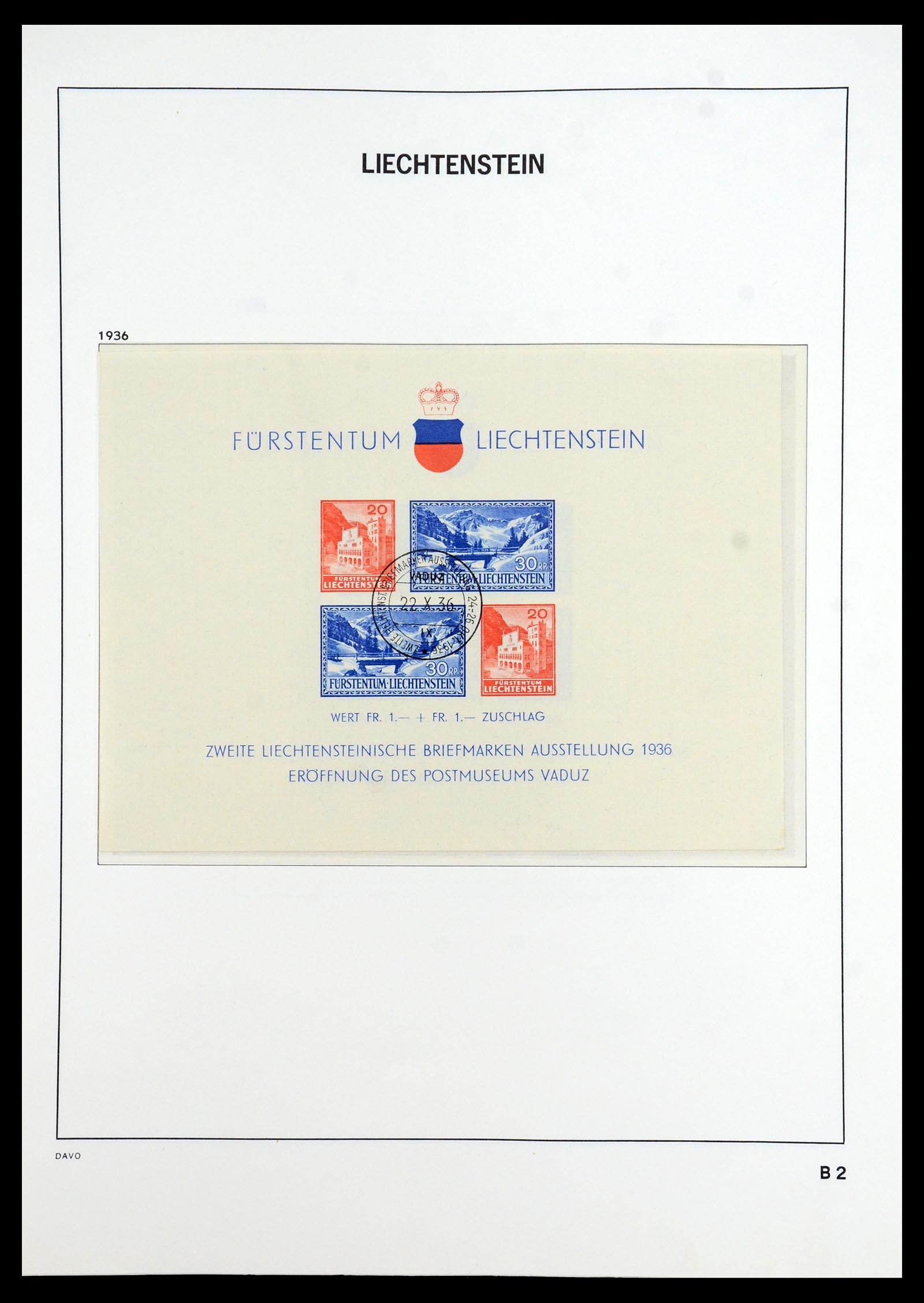 35896 085 - Stamp Collection 35896 Liechtenstein 1912-1990.