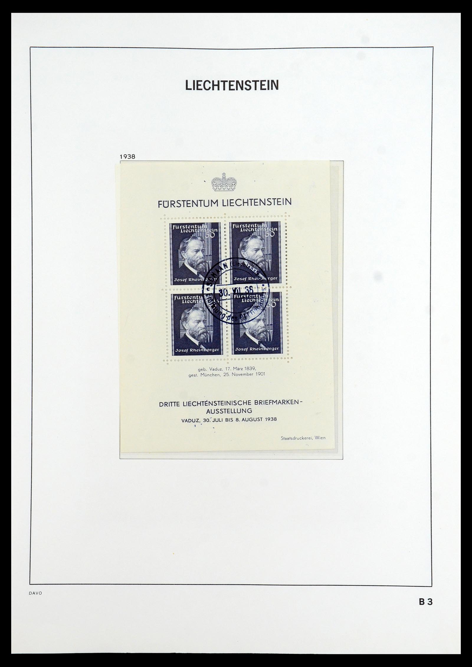 35896 086 - Stamp Collection 35896 Liechtenstein 1912-1990.