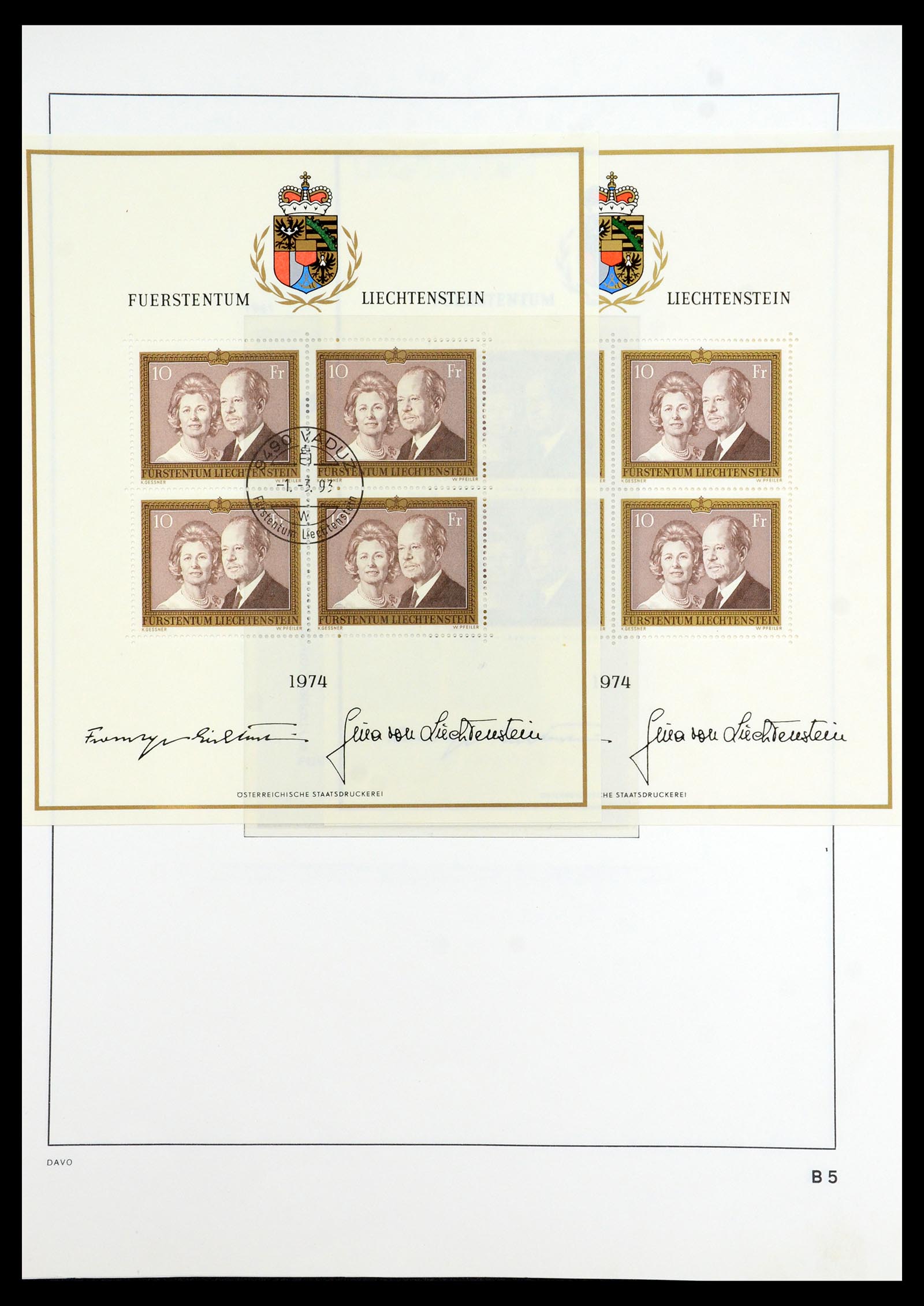 35896 088 - Stamp Collection 35896 Liechtenstein 1912-1990.