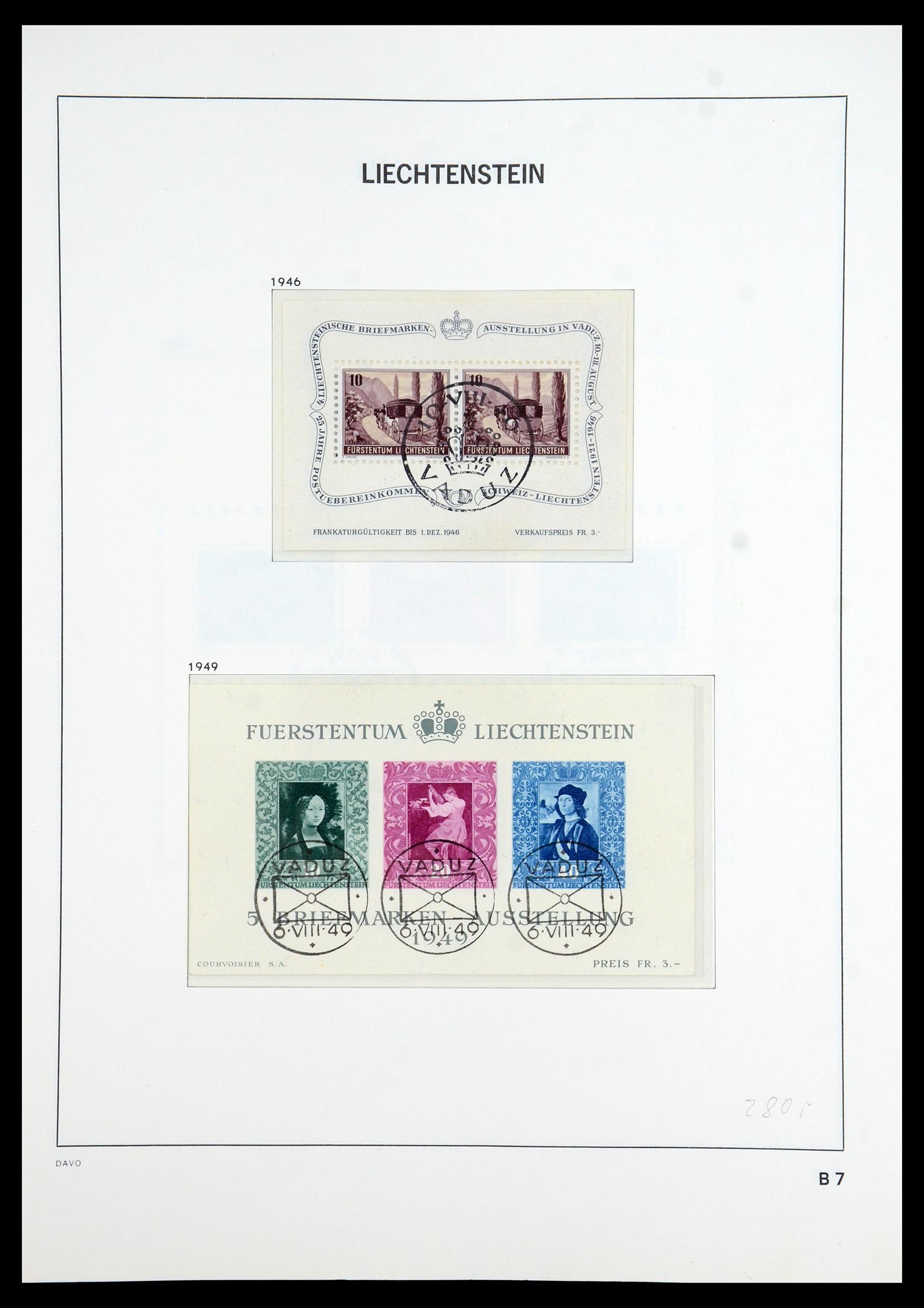 35896 090 - Stamp Collection 35896 Liechtenstein 1912-1990.