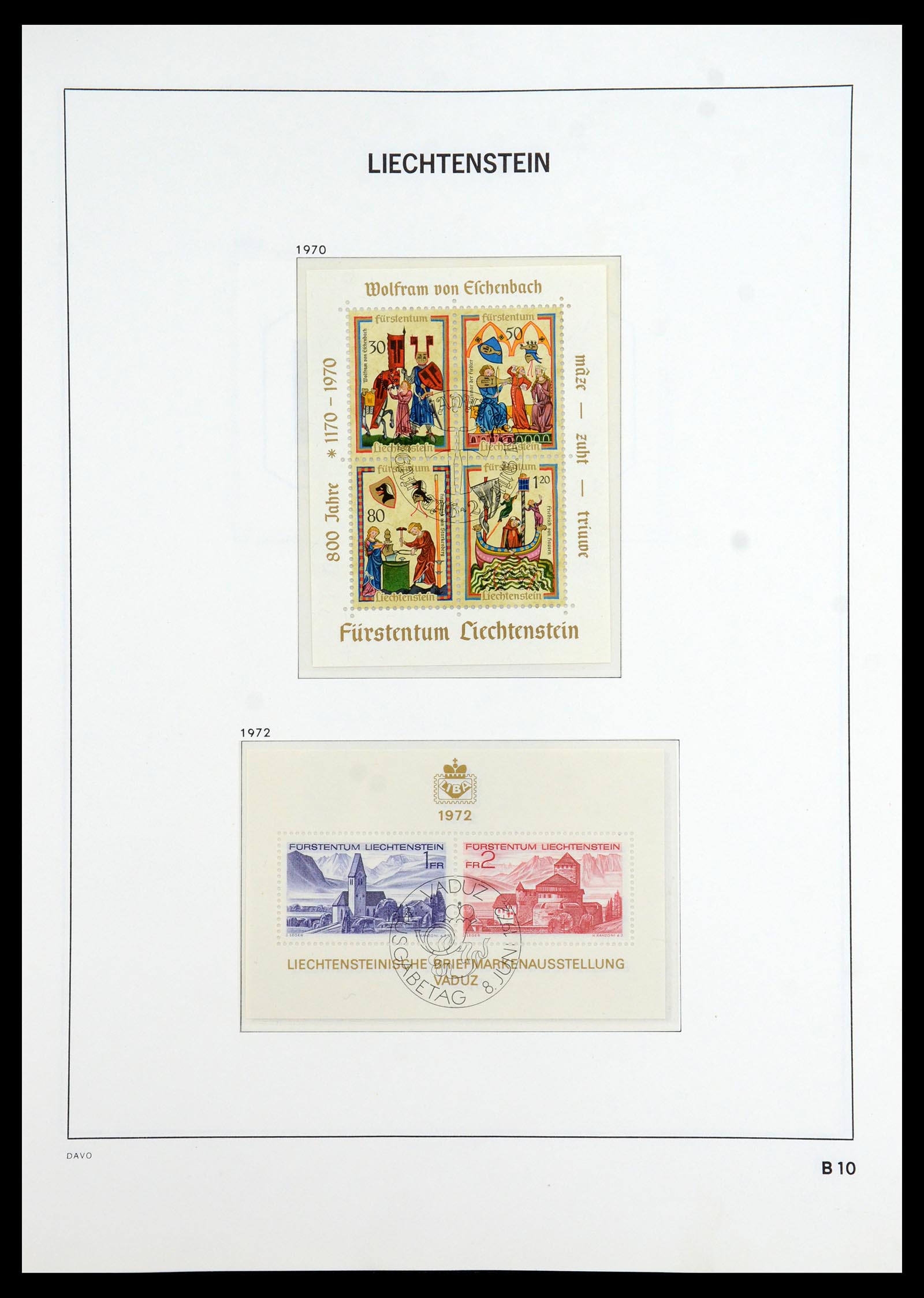 35896 093 - Stamp Collection 35896 Liechtenstein 1912-1990.
