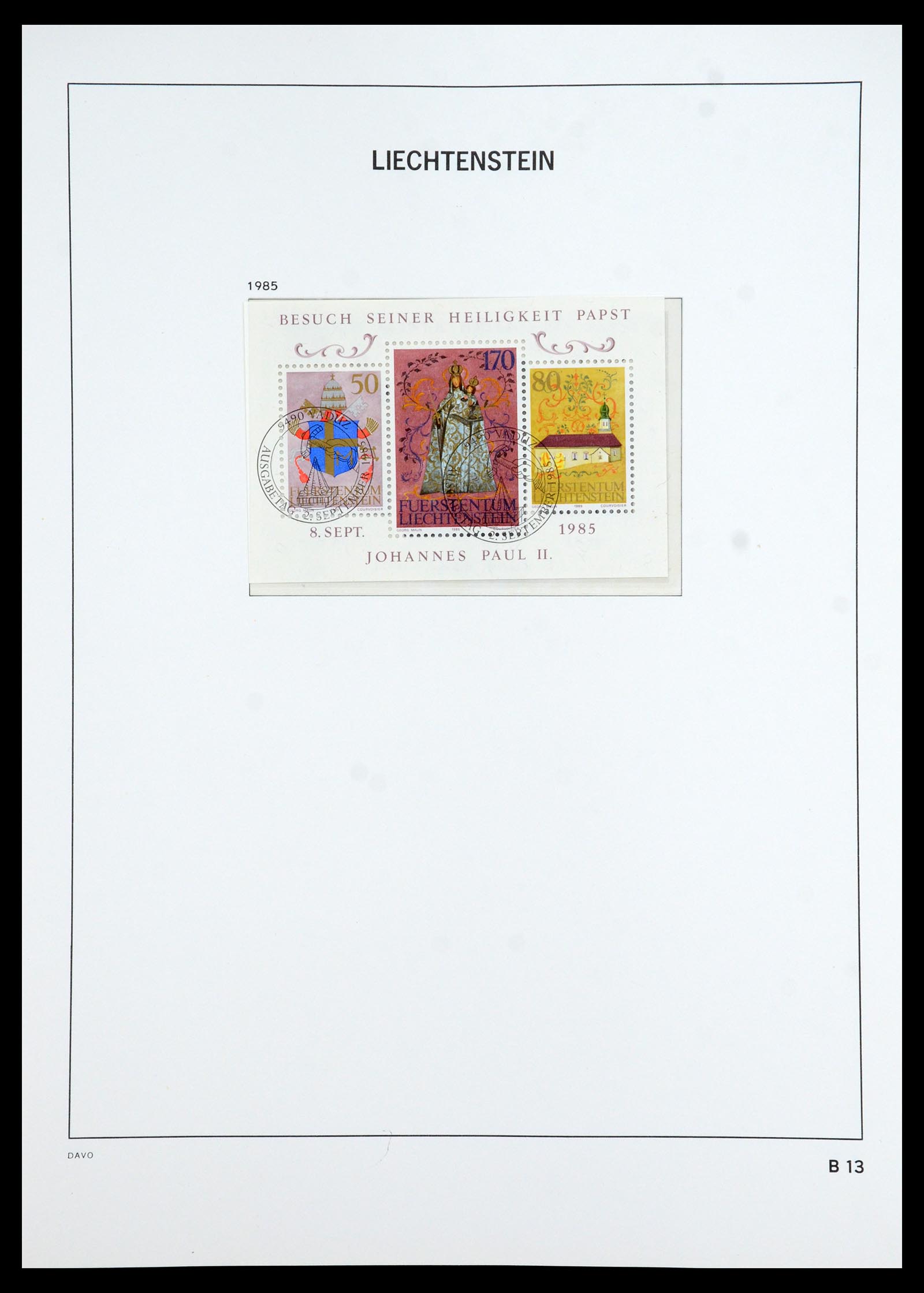 35896 097 - Stamp Collection 35896 Liechtenstein 1912-1990.