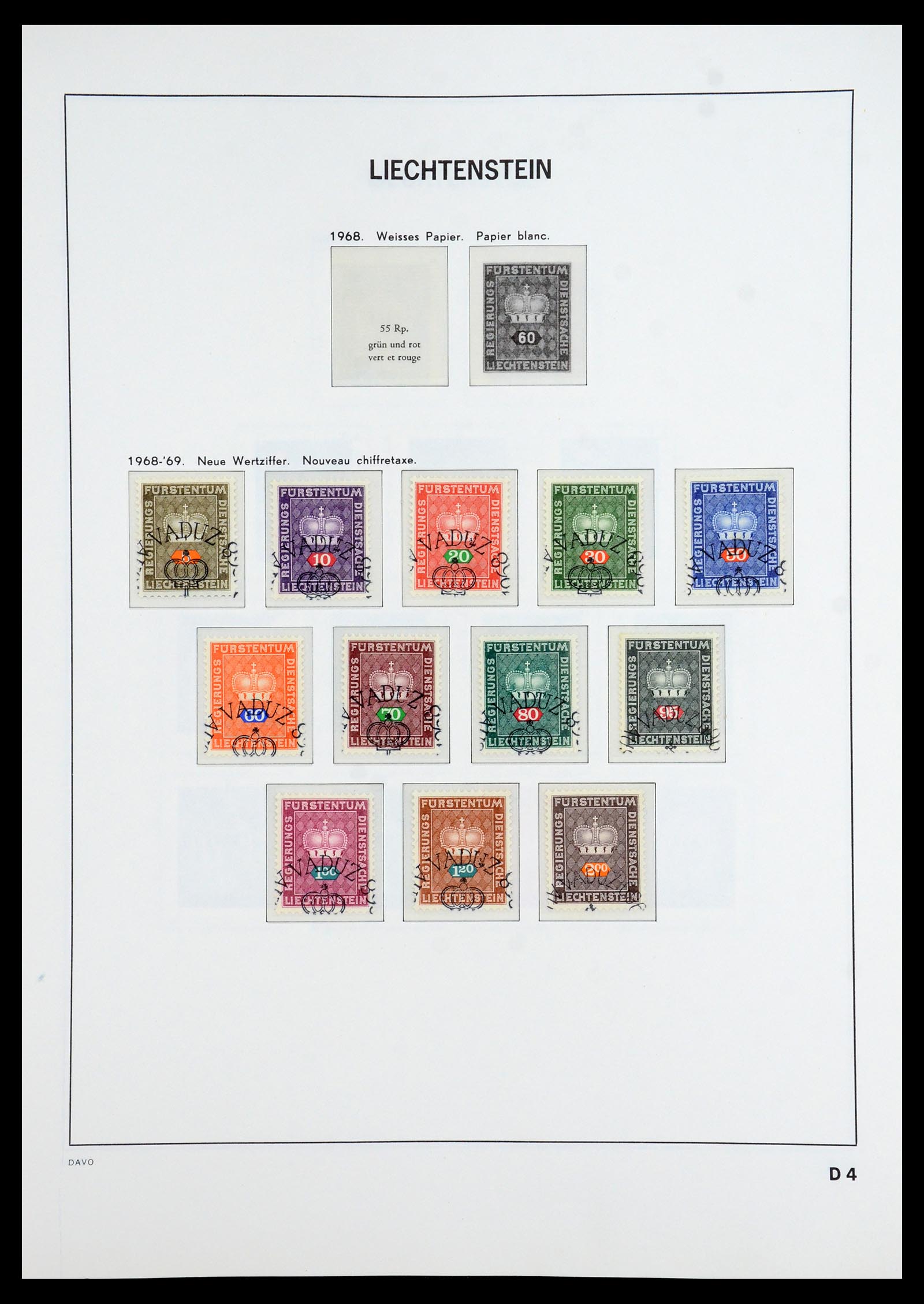 35896 102 - Stamp Collection 35896 Liechtenstein 1912-1990.