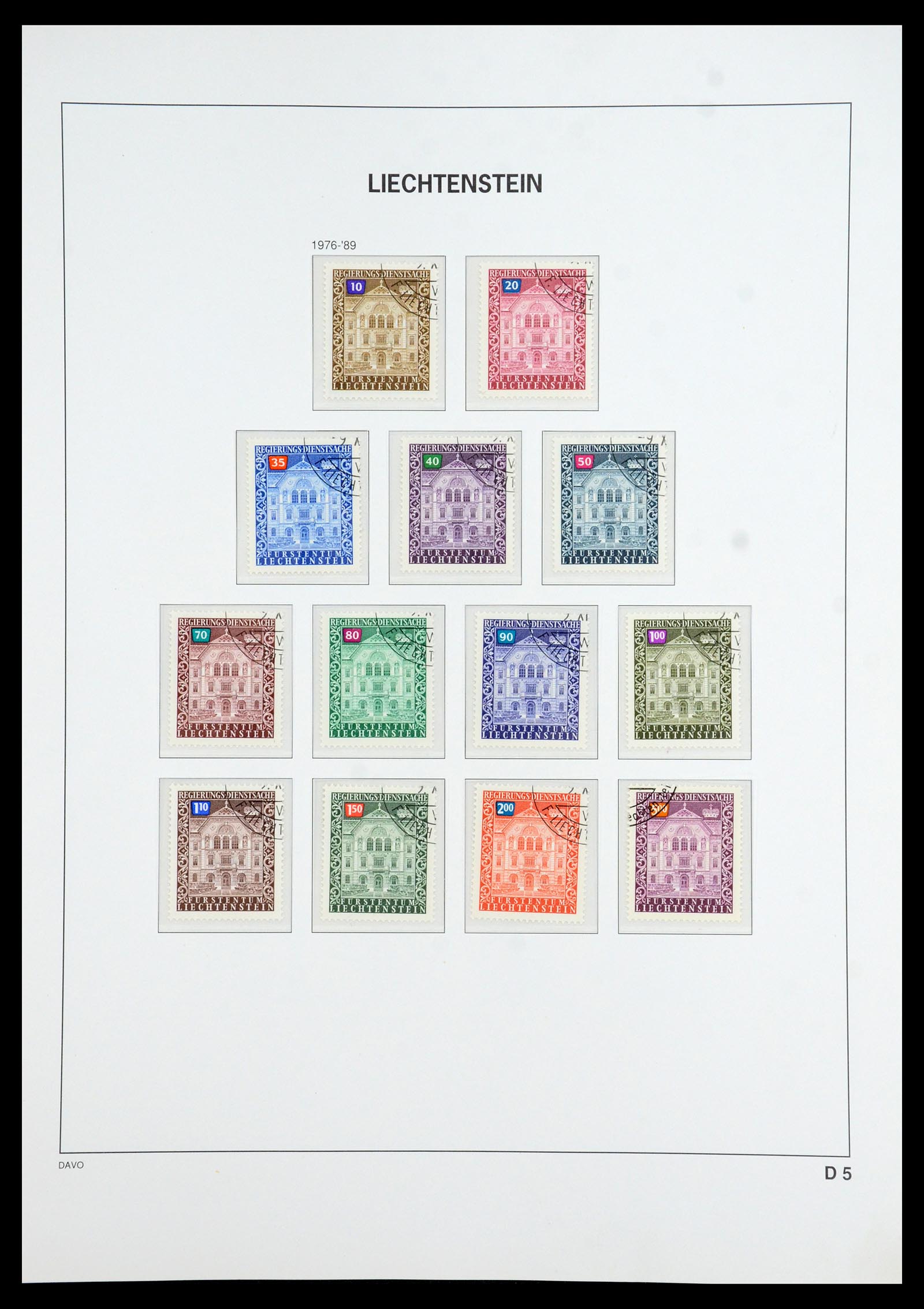 35896 103 - Stamp Collection 35896 Liechtenstein 1912-1990.