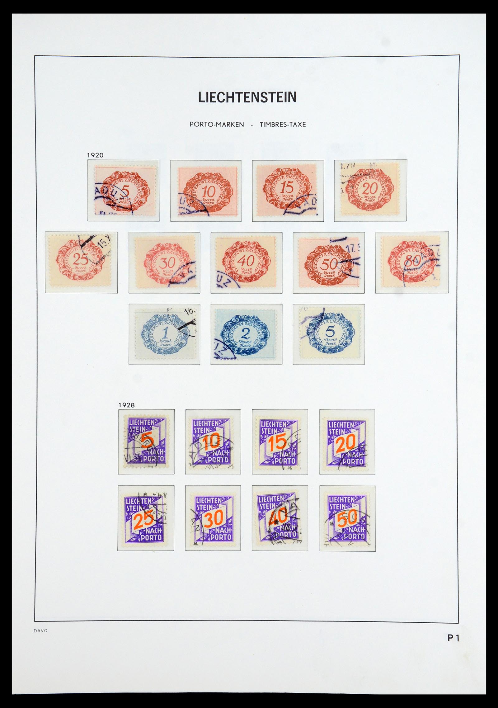 35896 104 - Postzegelverzameling 35896 Liechtenstein 1912-1990.