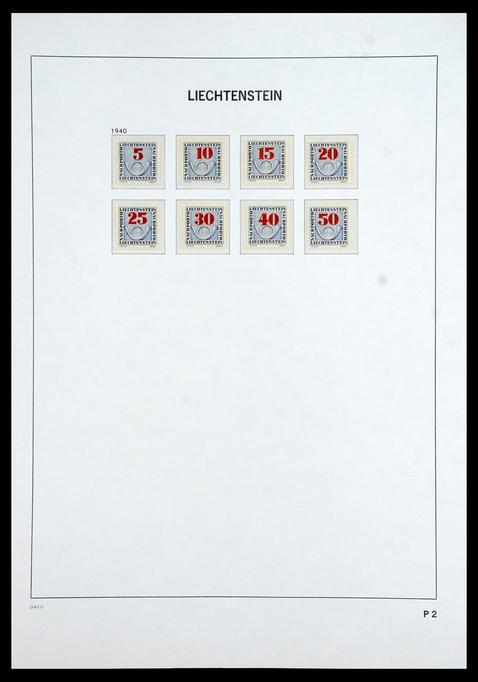 35896 105 - Stamp Collection 35896 Liechtenstein 1912-1990.