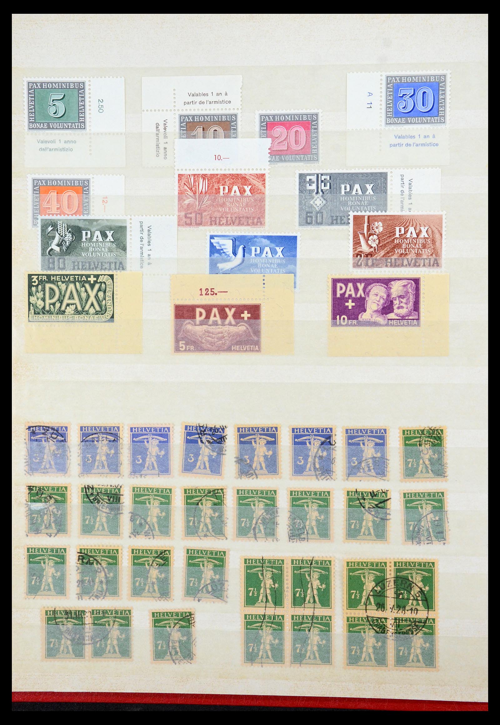 35898 002 - Stamp collection 35898 Switzerland 1900-1945.