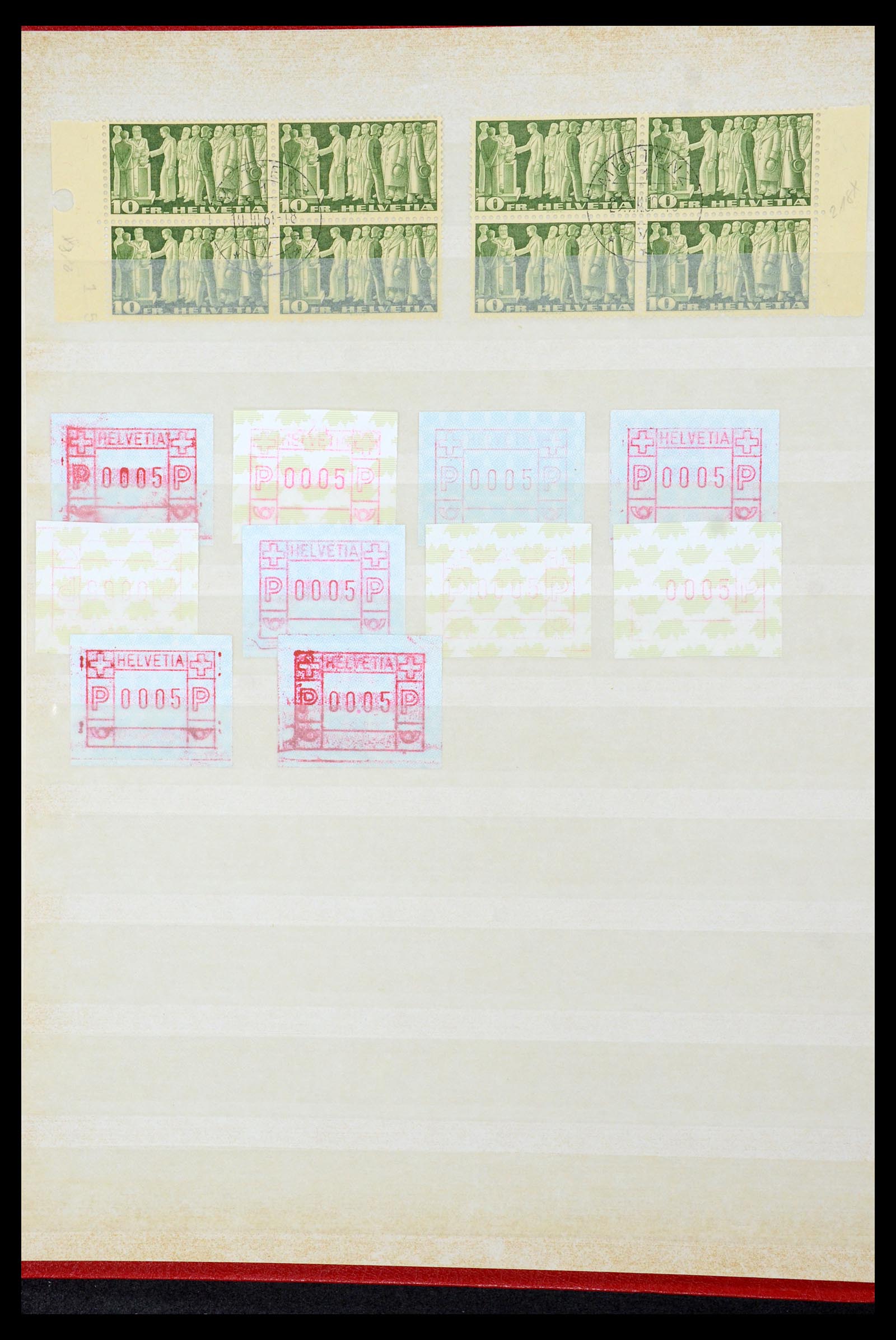 35898 004 - Postzegelverzameling 35898 Zwitserland 1900-1945.