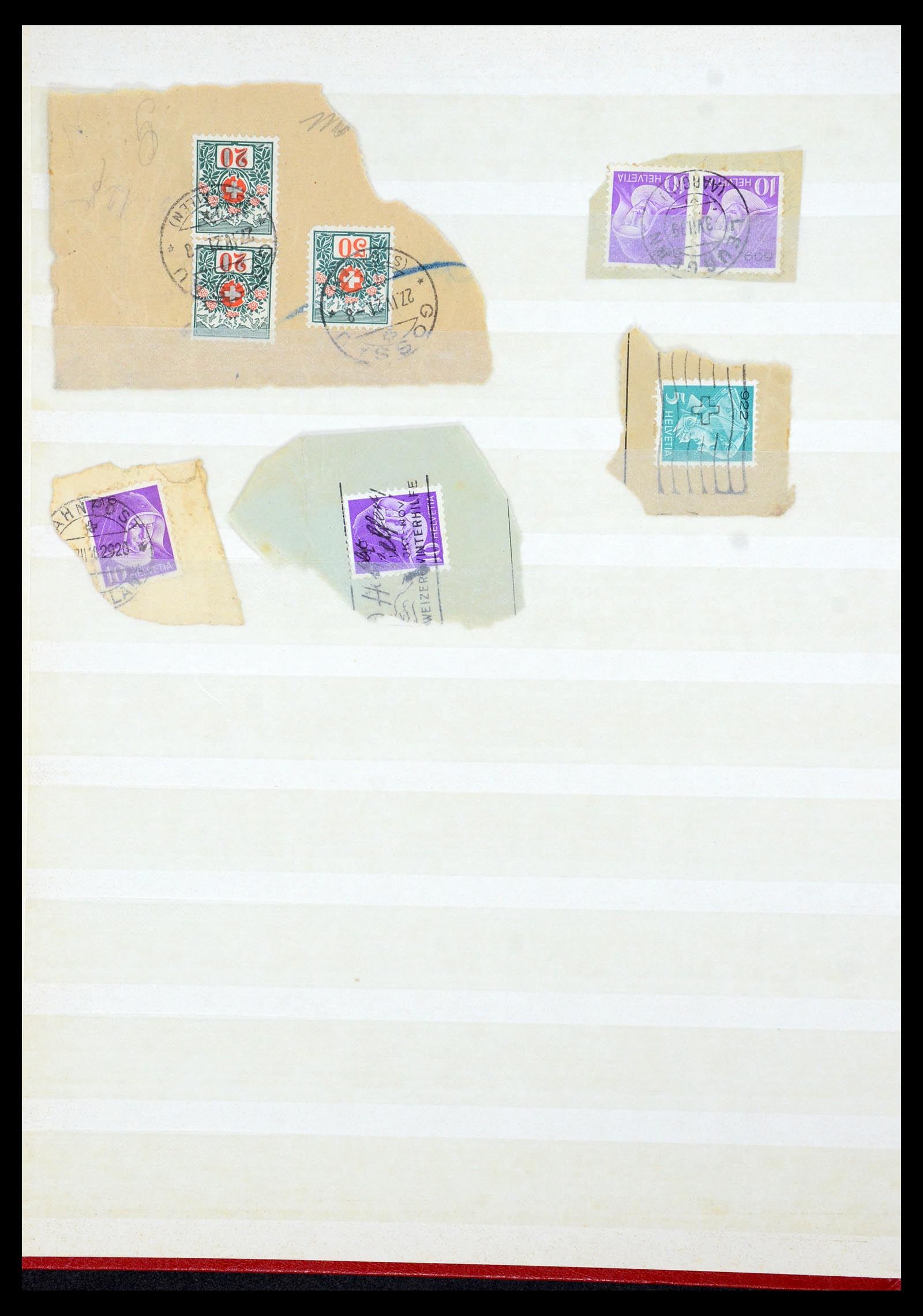 35898 013 - Postzegelverzameling 35898 Zwitserland 1900-1945.