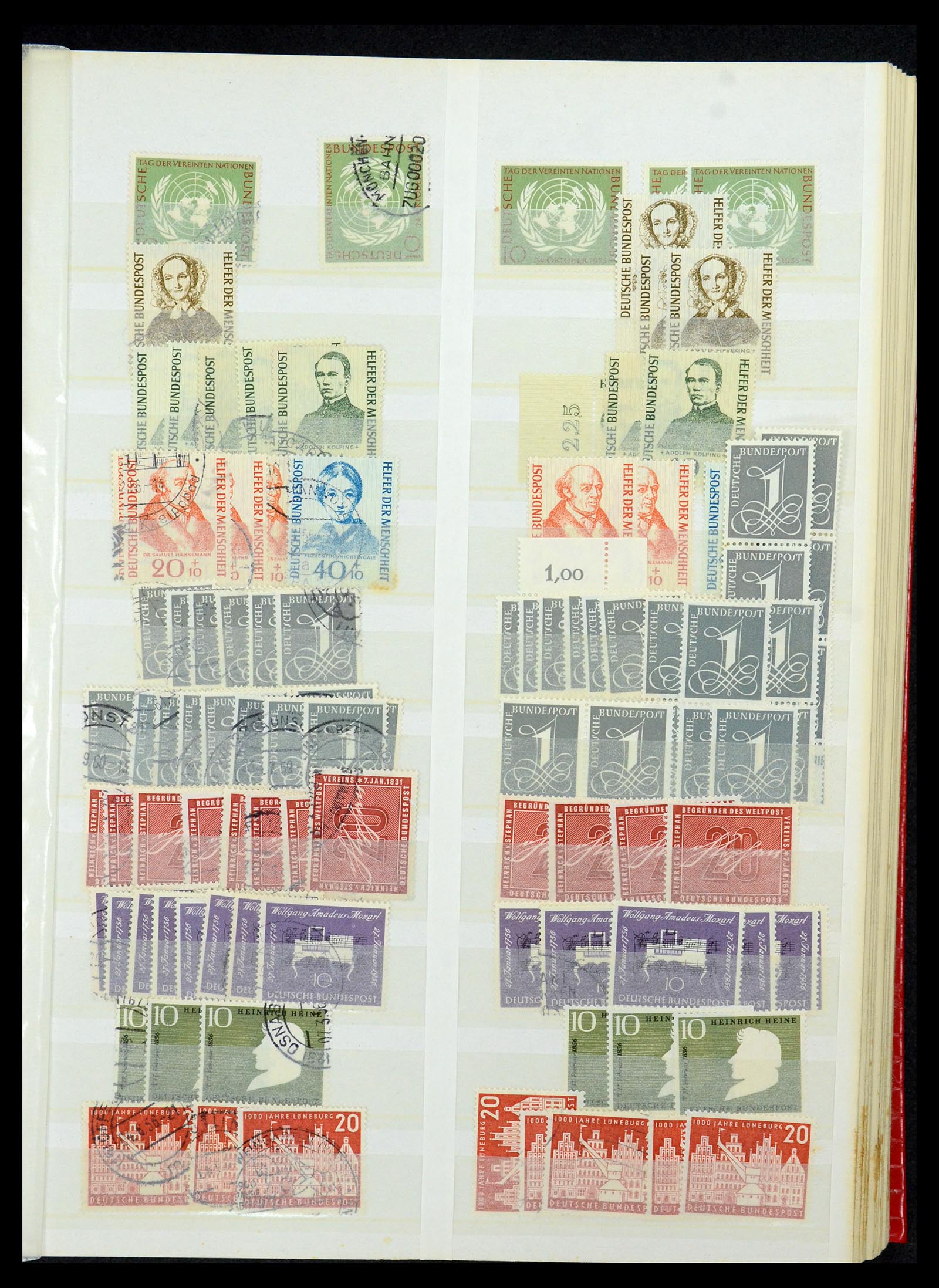 35899 012 - Postzegelverzameling 35899 Bundespost 1949-1985.