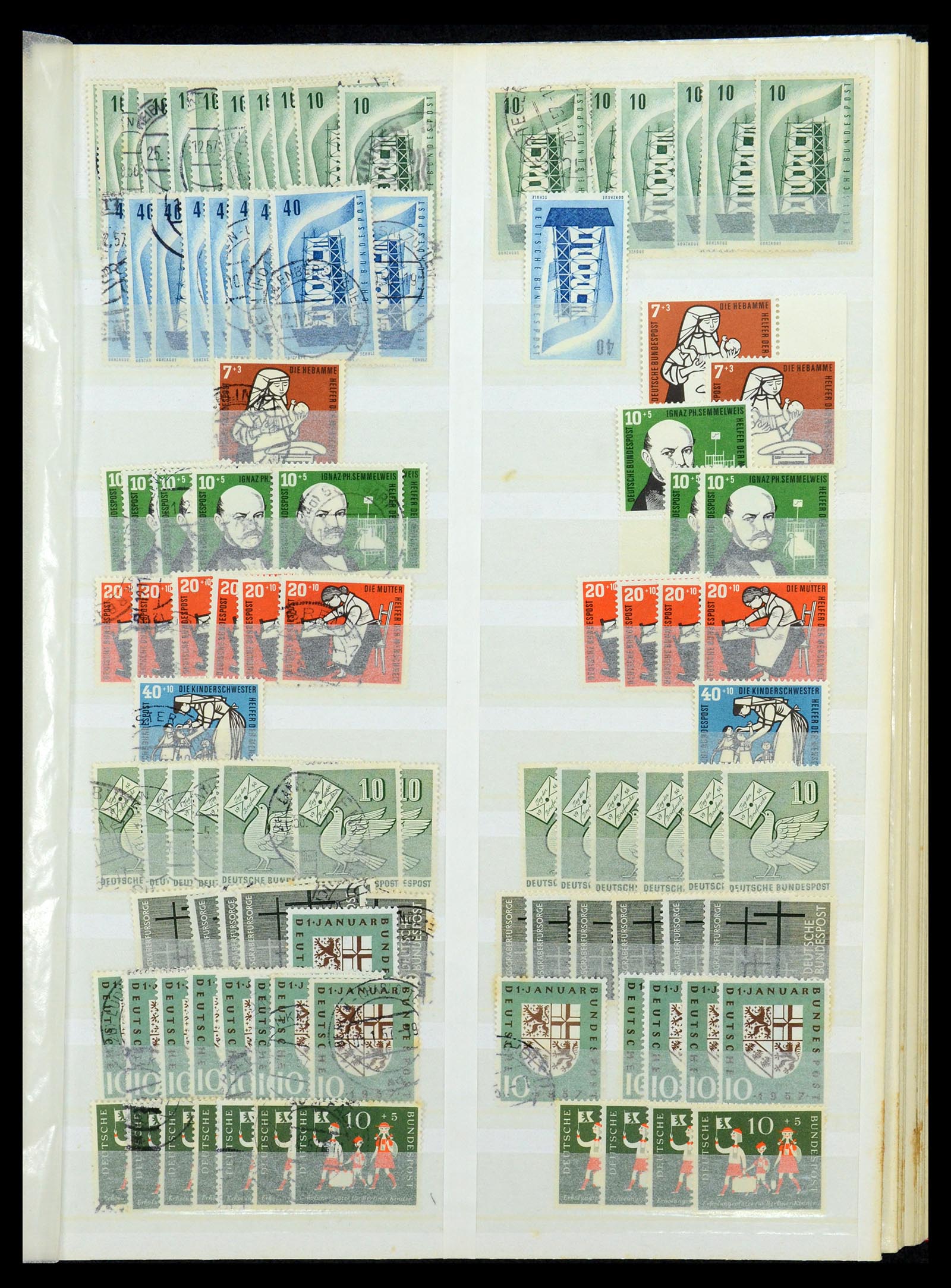 35899 015 - Postzegelverzameling 35899 Bundespost 1949-1985.