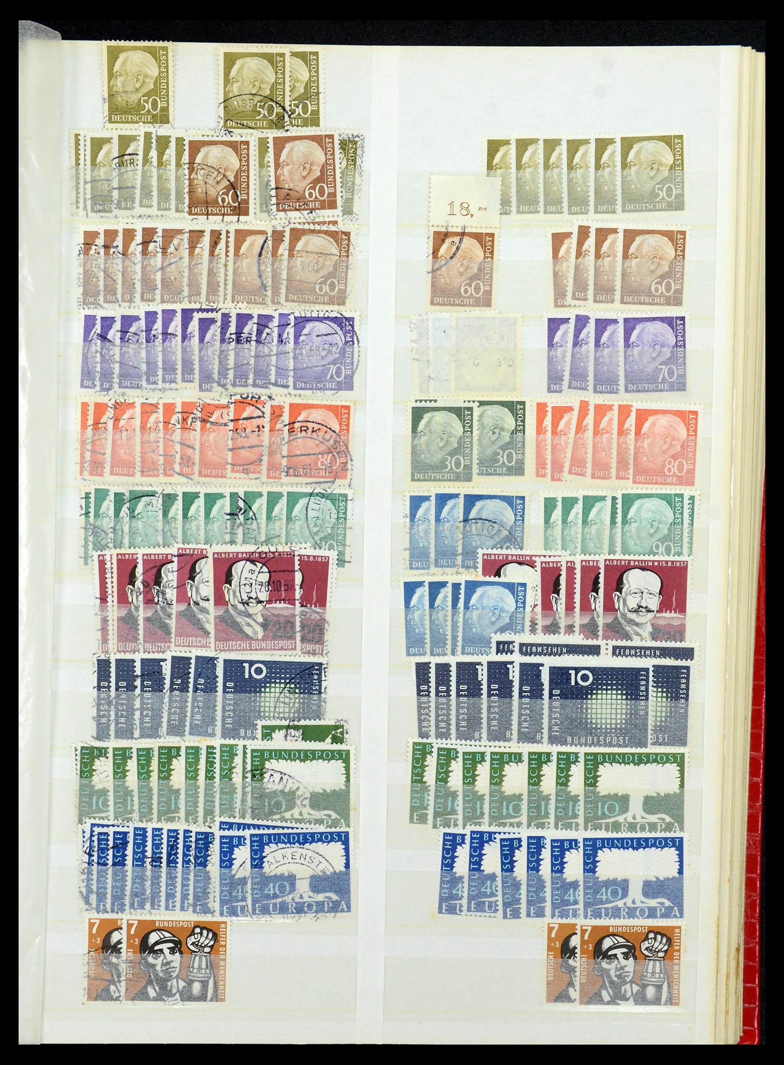 35899 017 - Postzegelverzameling 35899 Bundespost 1949-1985.