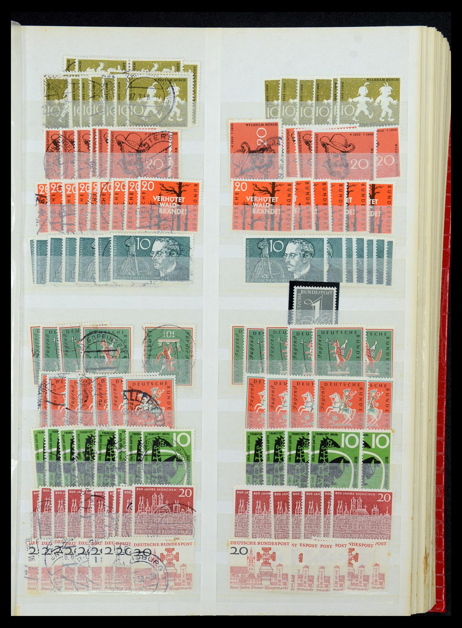 35899 019 - Postzegelverzameling 35899 Bundespost 1949-1985.