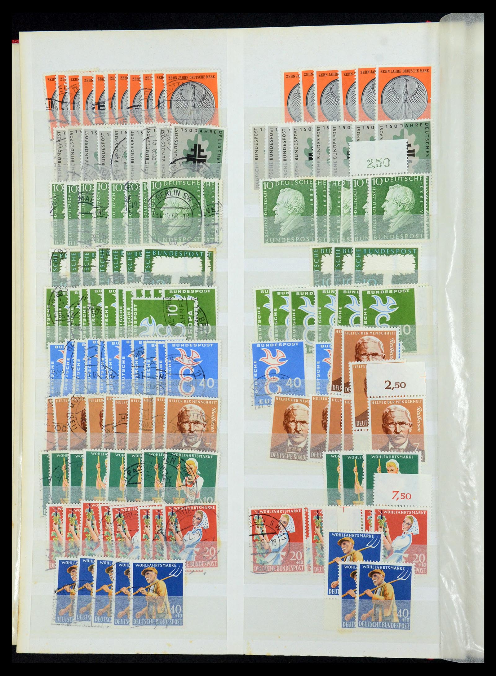 35899 020 - Postzegelverzameling 35899 Bundespost 1949-1985.