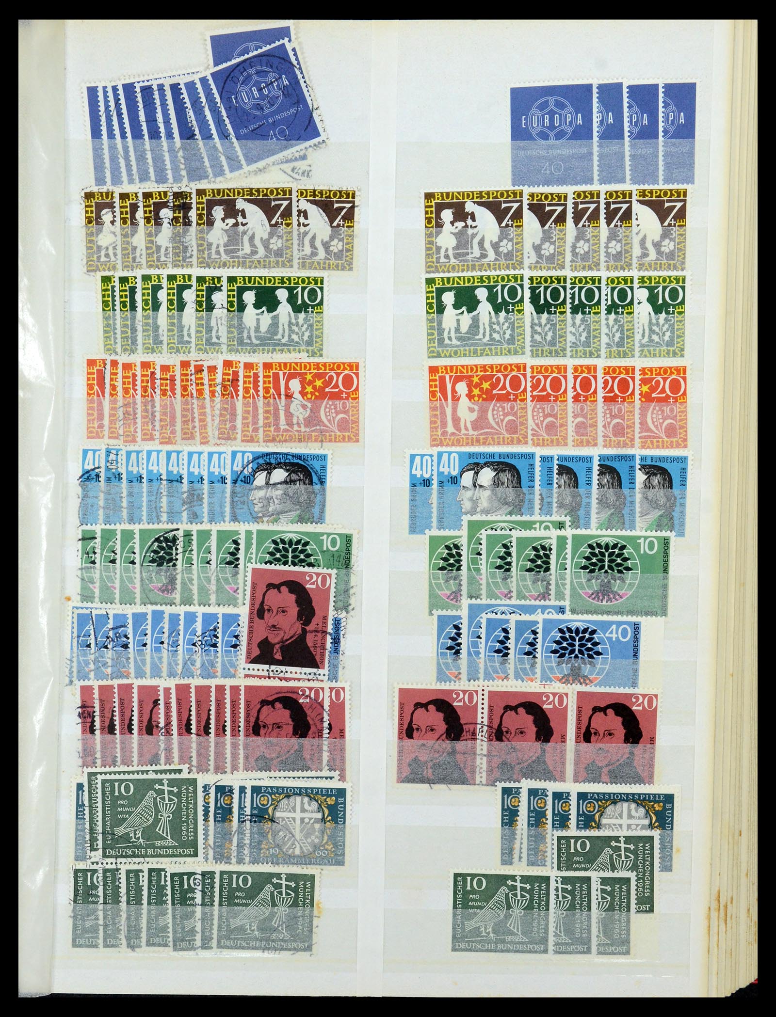 35899 024 - Postzegelverzameling 35899 Bundespost 1949-1985.