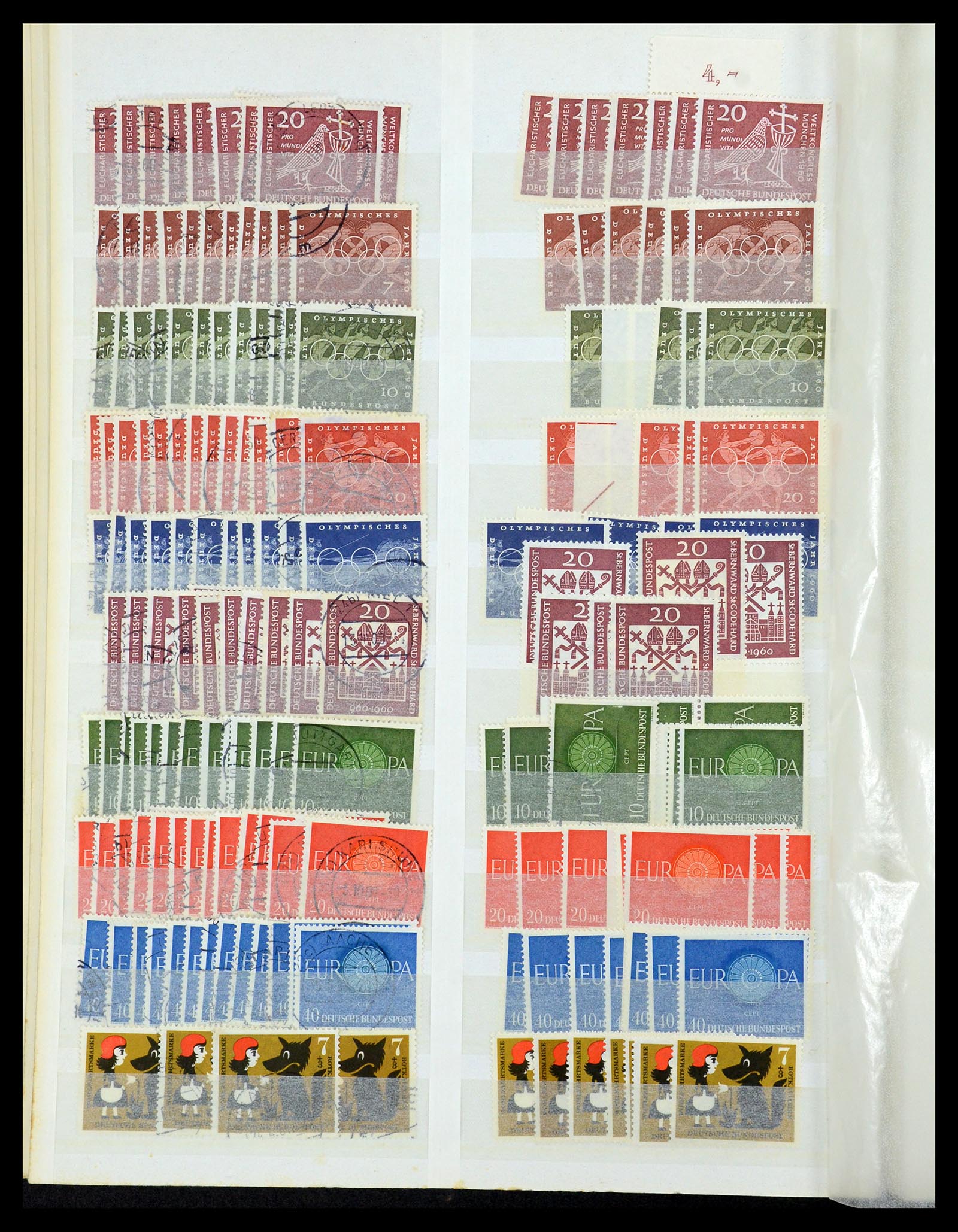35899 025 - Postzegelverzameling 35899 Bundespost 1949-1985.