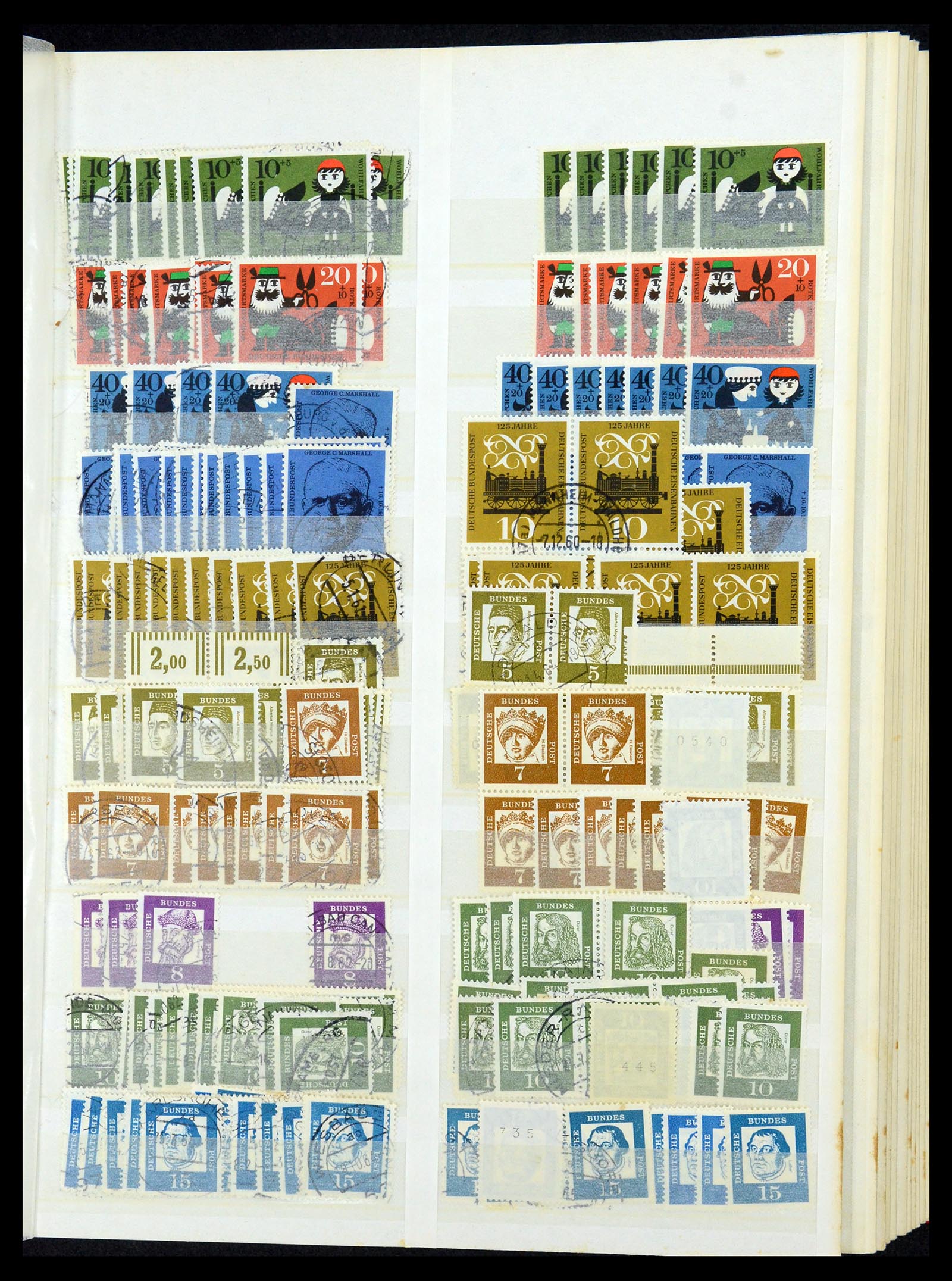 35899 026 - Postzegelverzameling 35899 Bundespost 1949-1985.