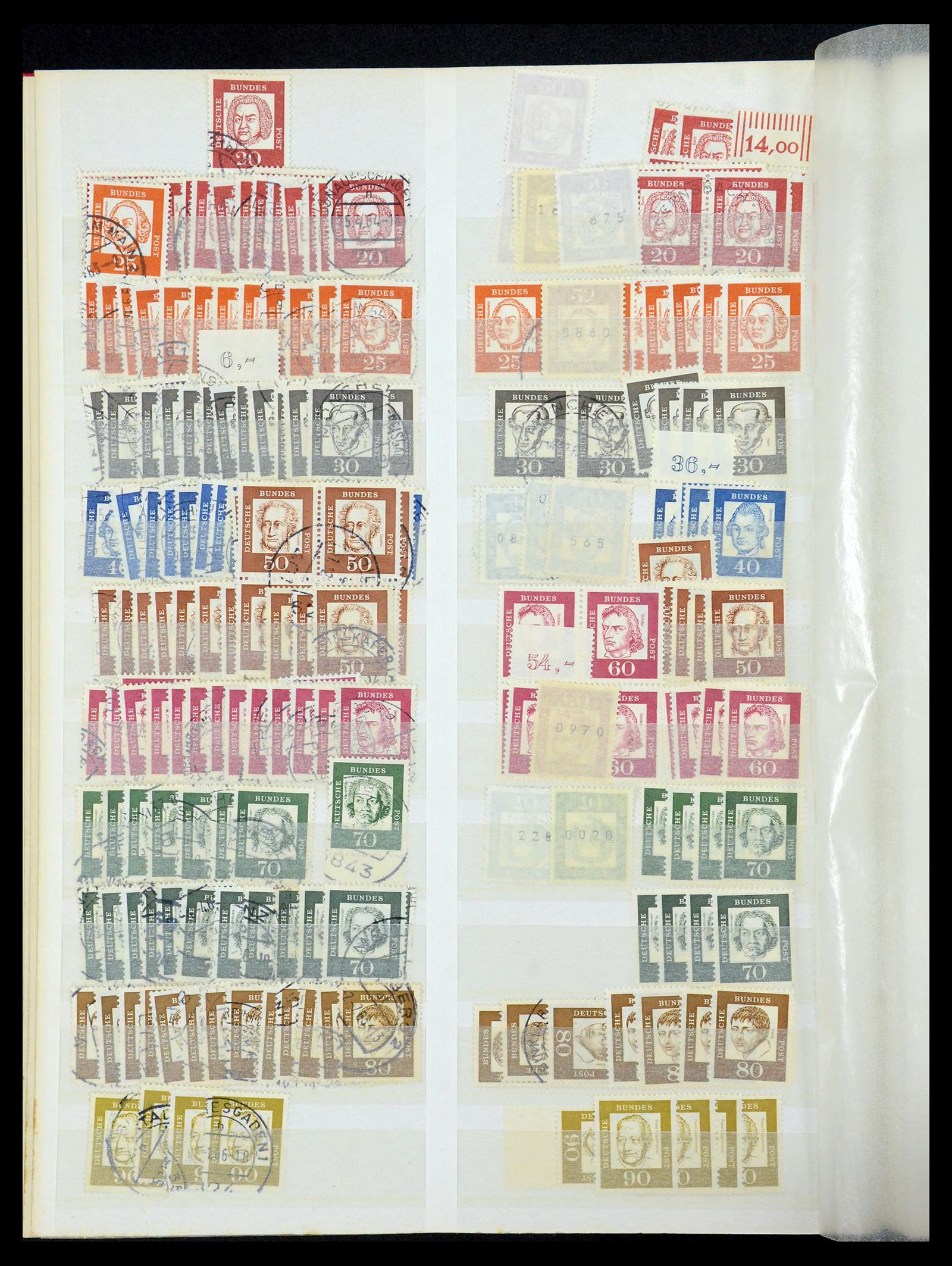 35899 027 - Postzegelverzameling 35899 Bundespost 1949-1985.