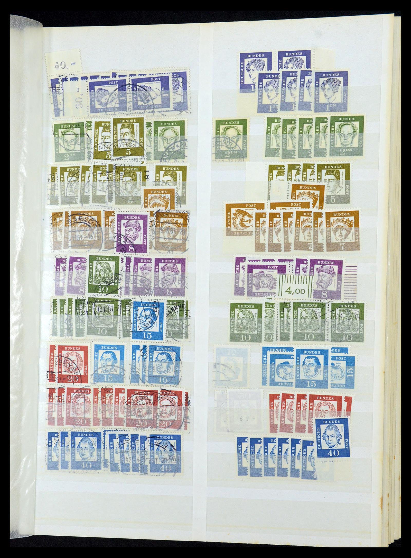 35899 028 - Postzegelverzameling 35899 Bundespost 1949-1985.