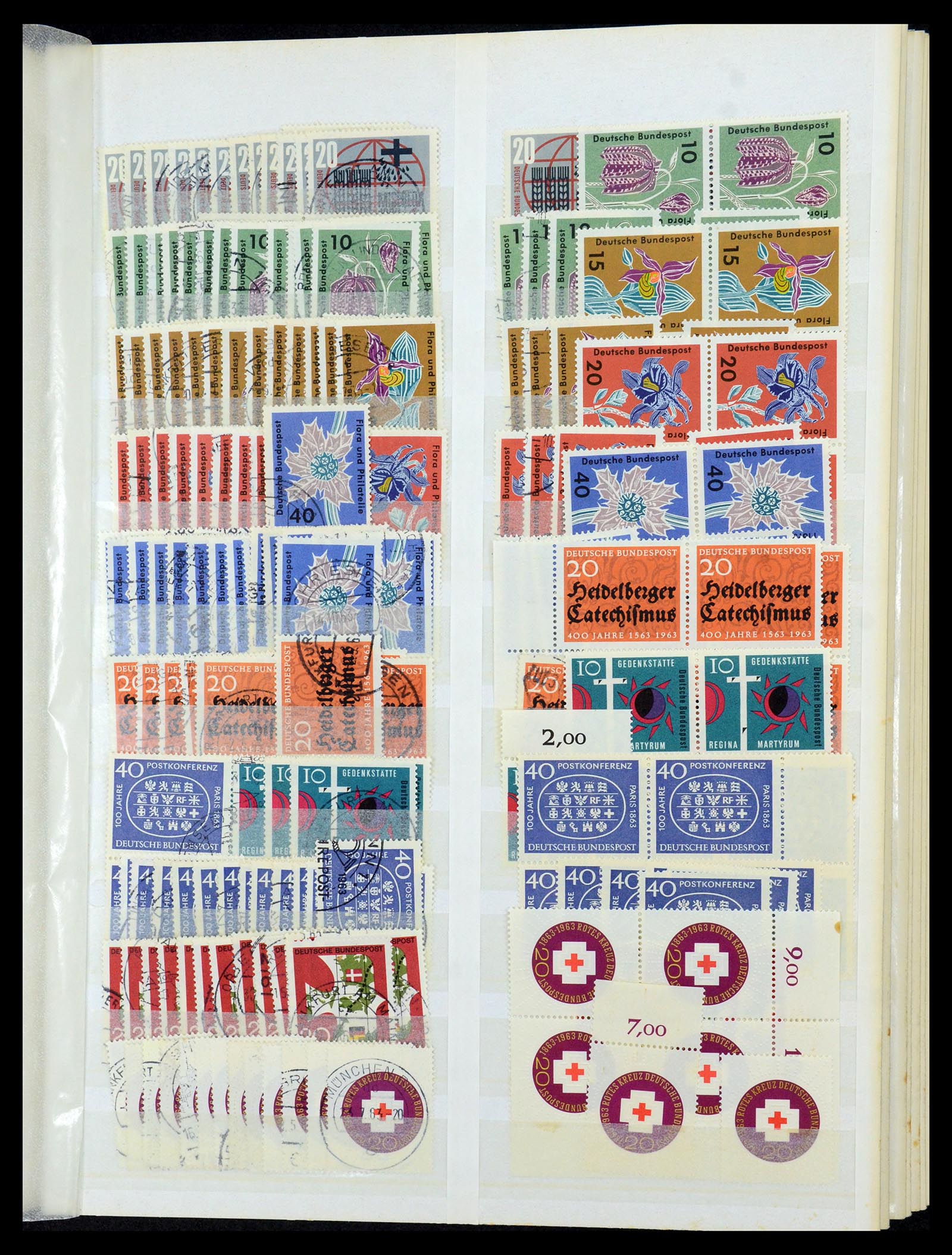 35899 032 - Postzegelverzameling 35899 Bundespost 1949-1985.