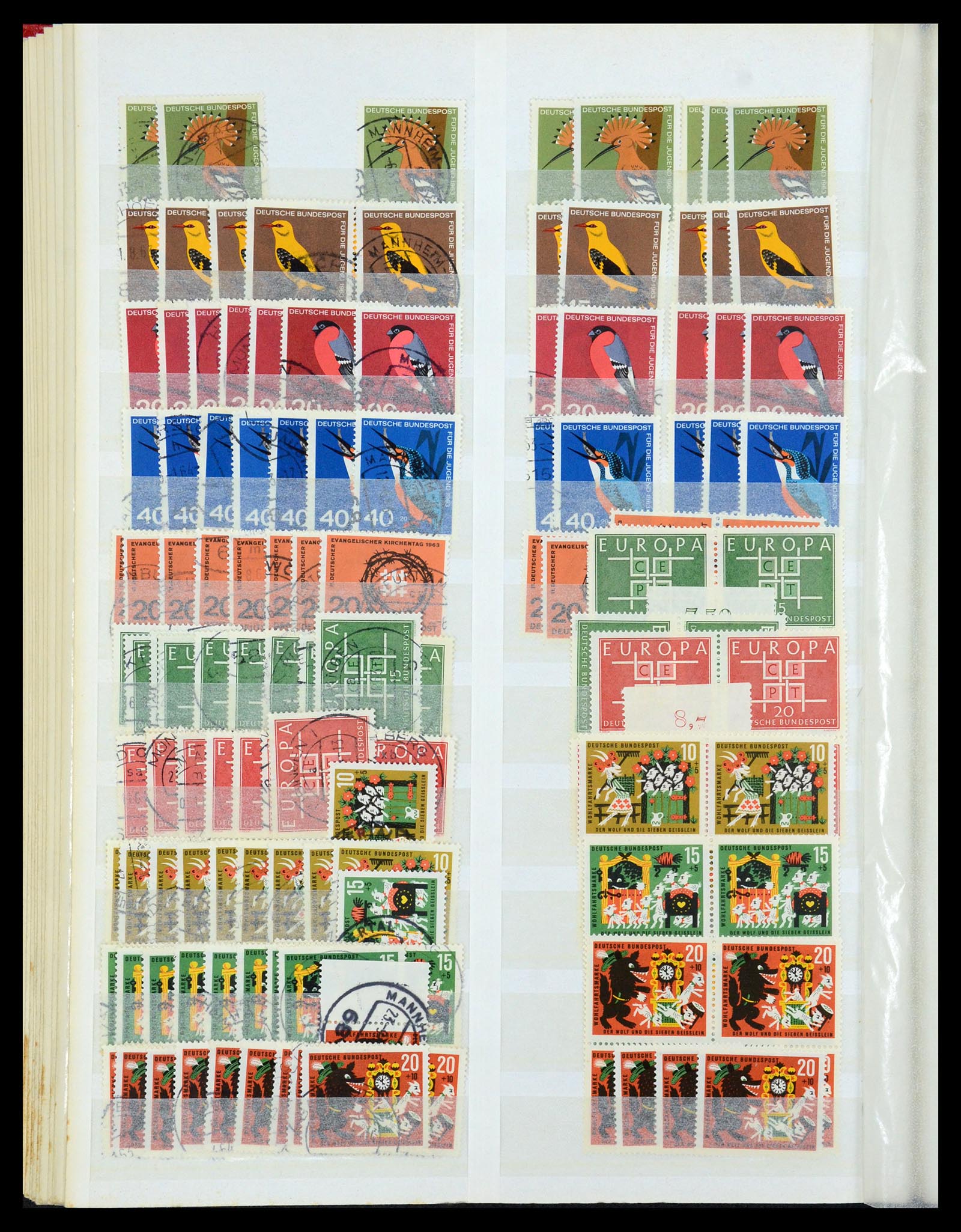 35899 033 - Postzegelverzameling 35899 Bundespost 1949-1985.