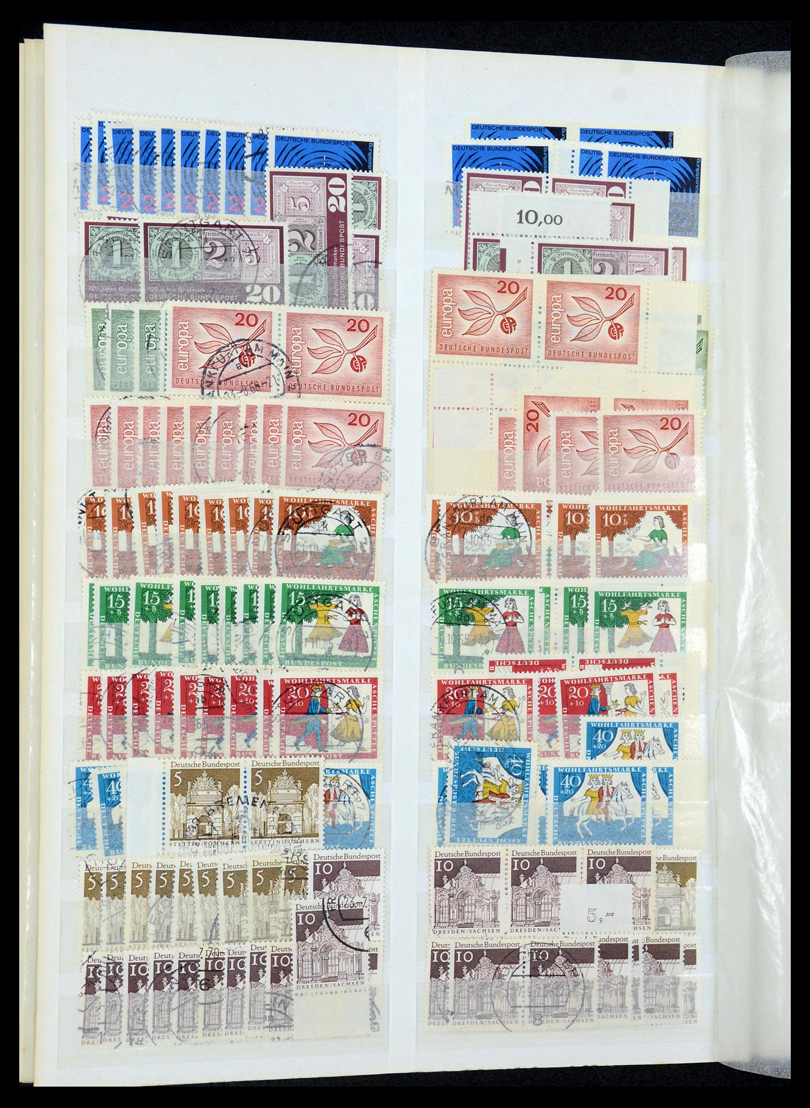 35899 042 - Postzegelverzameling 35899 Bundespost 1949-1985.