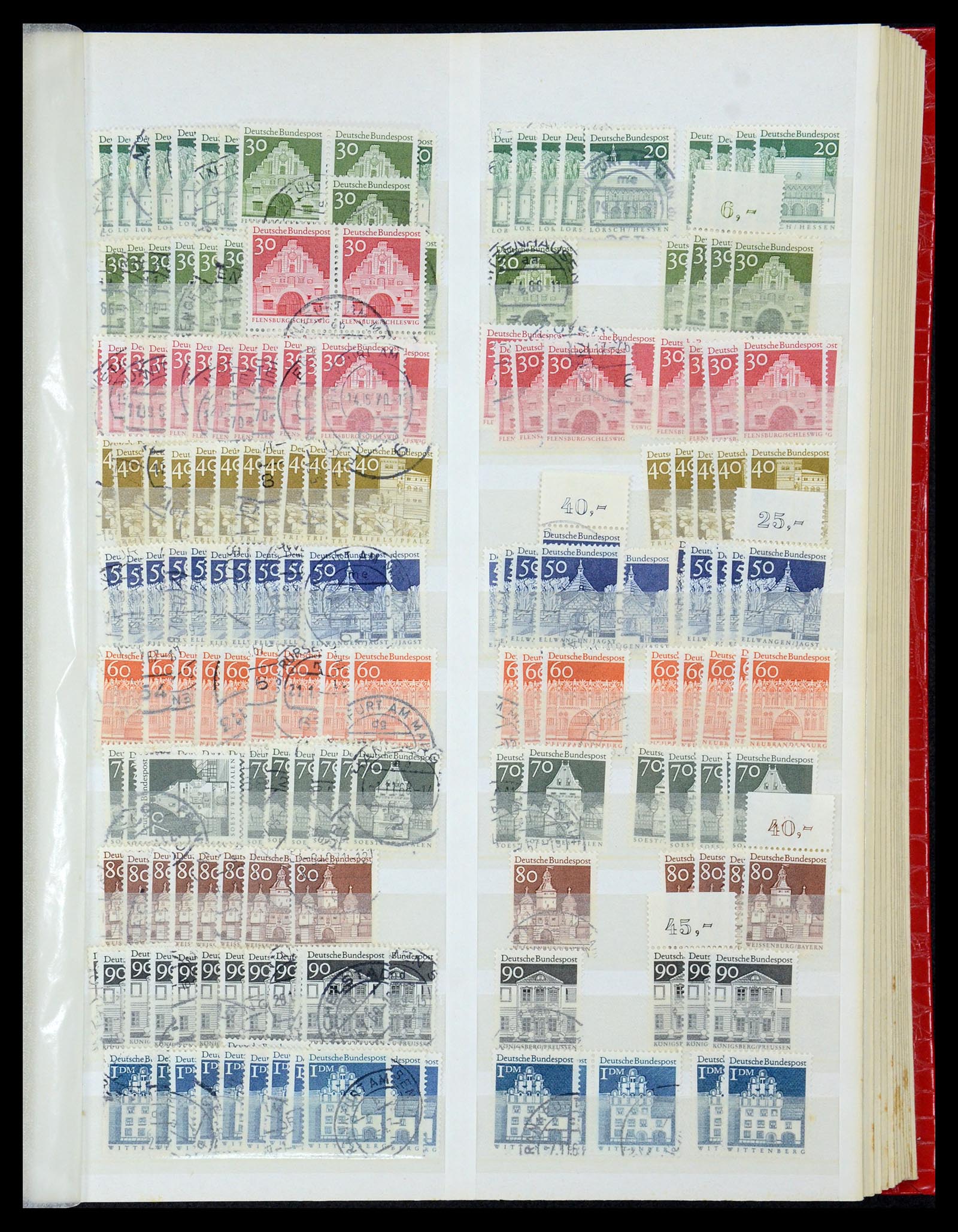 35899 043 - Postzegelverzameling 35899 Bundespost 1949-1985.