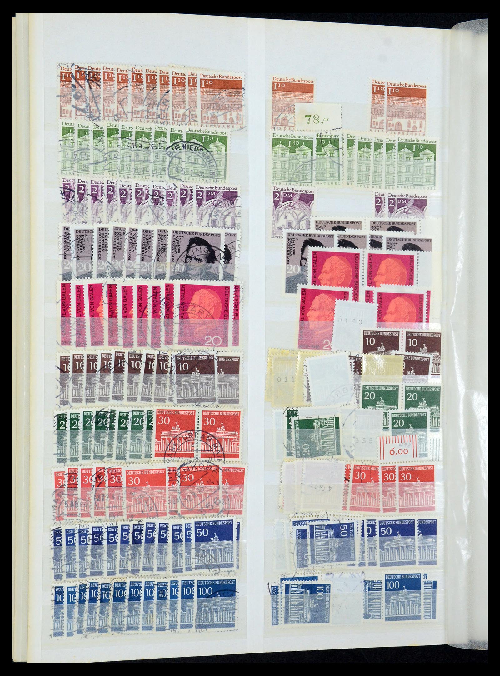 35899 044 - Postzegelverzameling 35899 Bundespost 1949-1985.