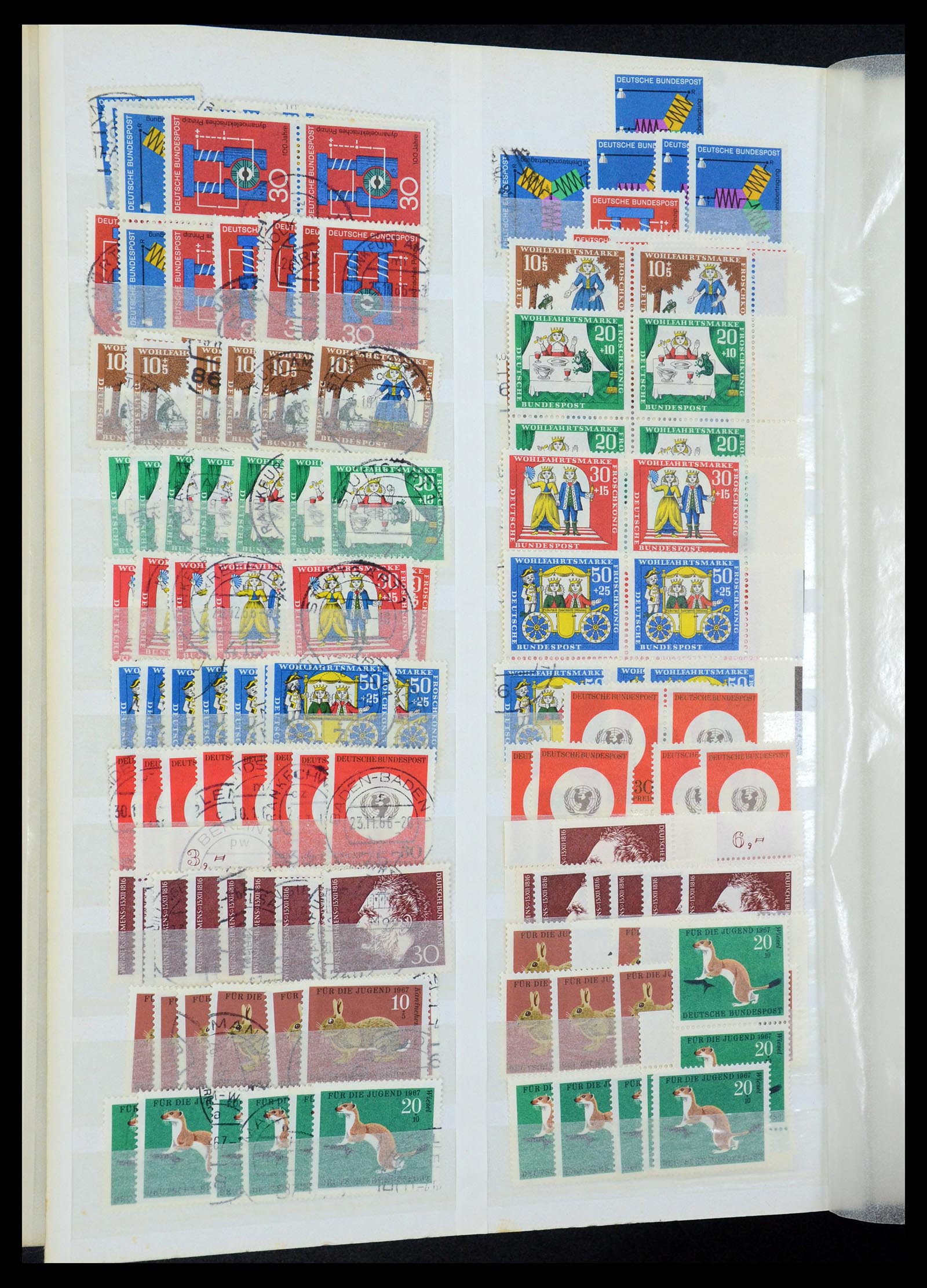 35899 046 - Postzegelverzameling 35899 Bundespost 1949-1985.