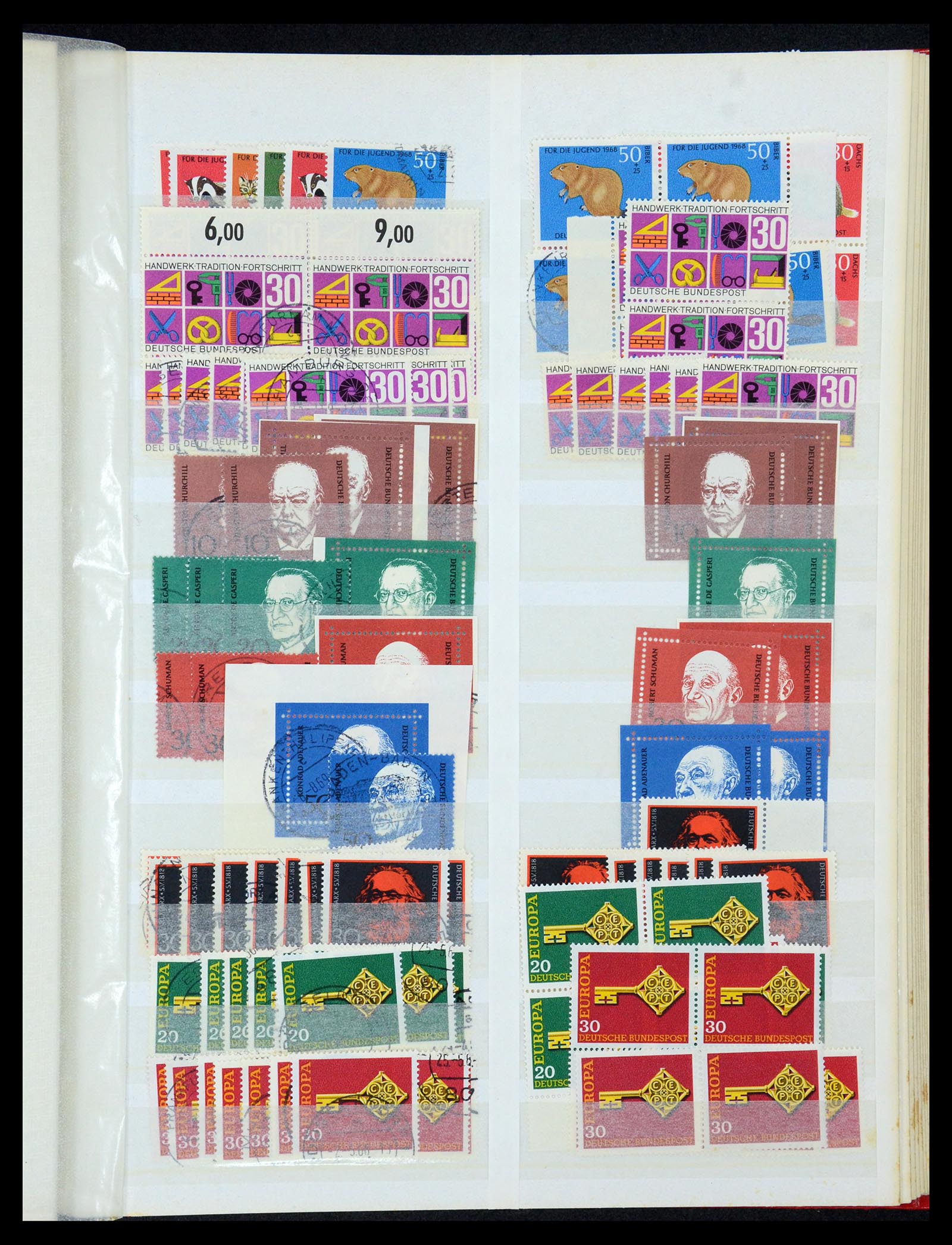 35899 049 - Postzegelverzameling 35899 Bundespost 1949-1985.