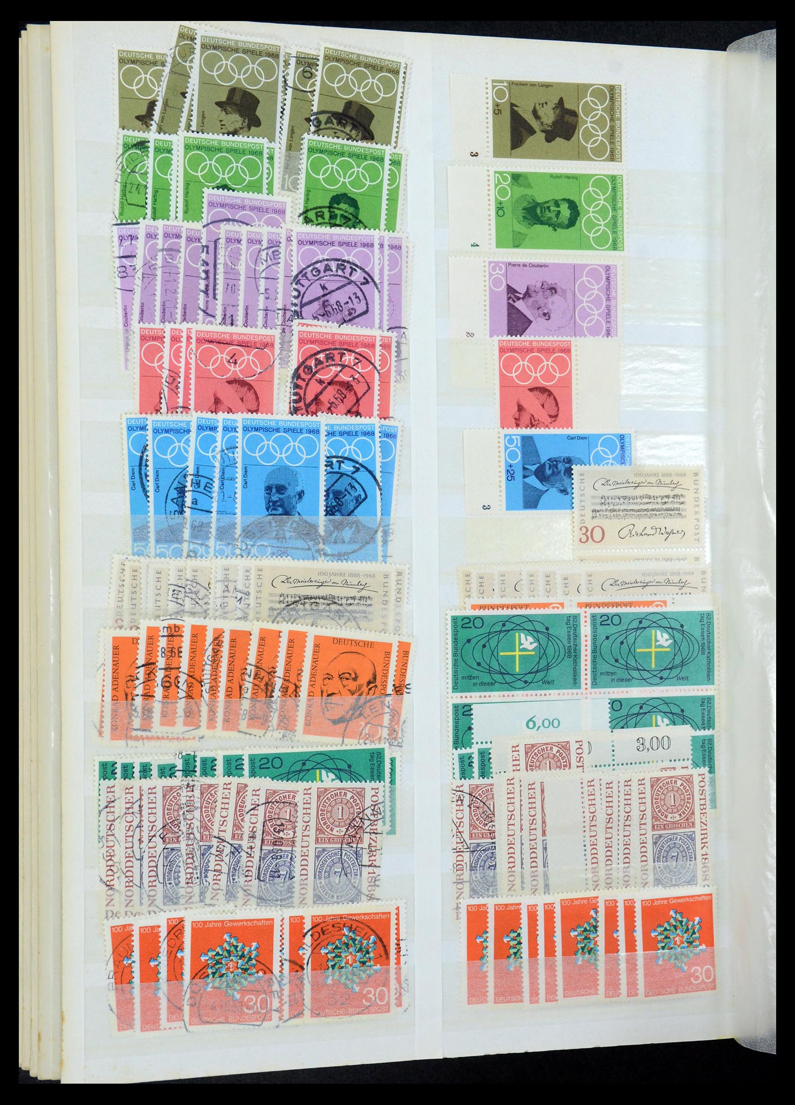 35899 050 - Postzegelverzameling 35899 Bundespost 1949-1985.