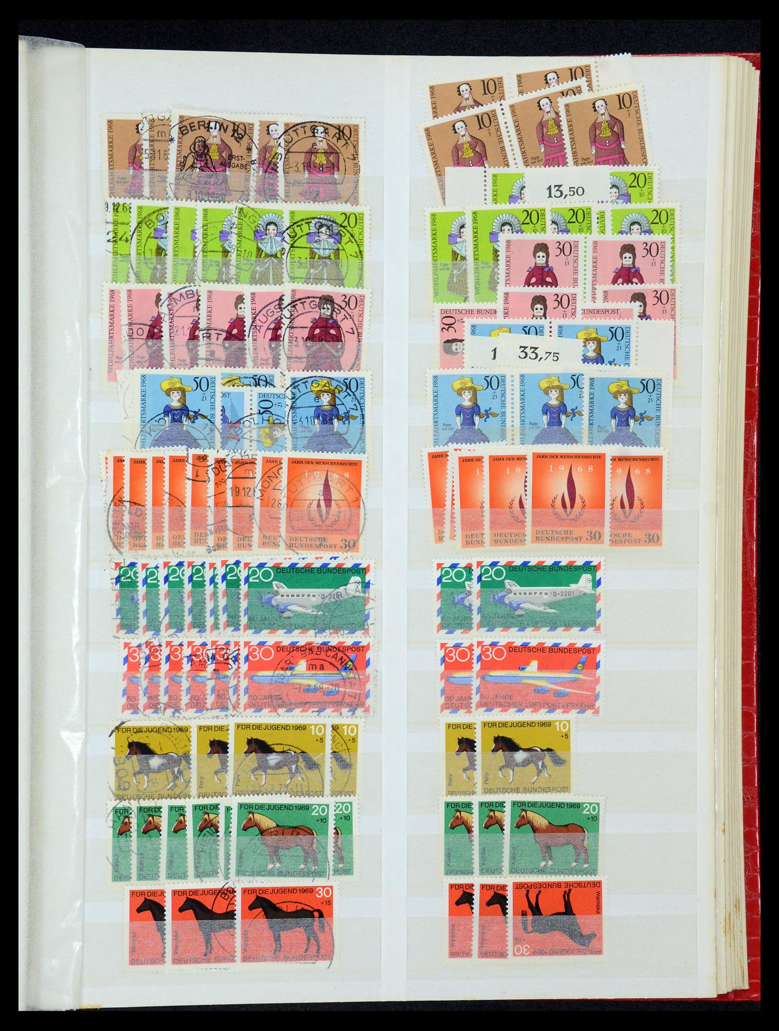 35899 051 - Postzegelverzameling 35899 Bundespost 1949-1985.