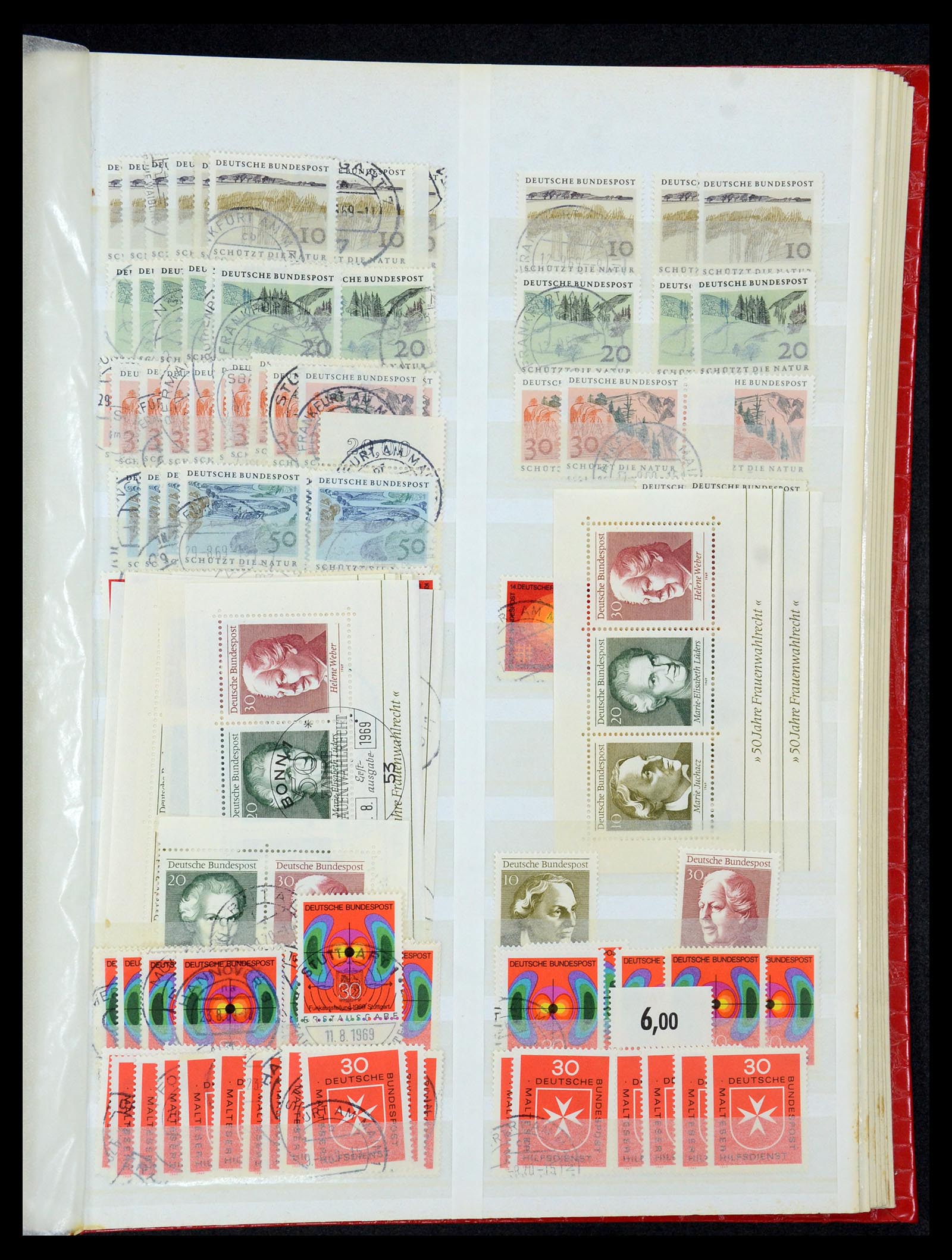 35899 053 - Postzegelverzameling 35899 Bundespost 1949-1985.
