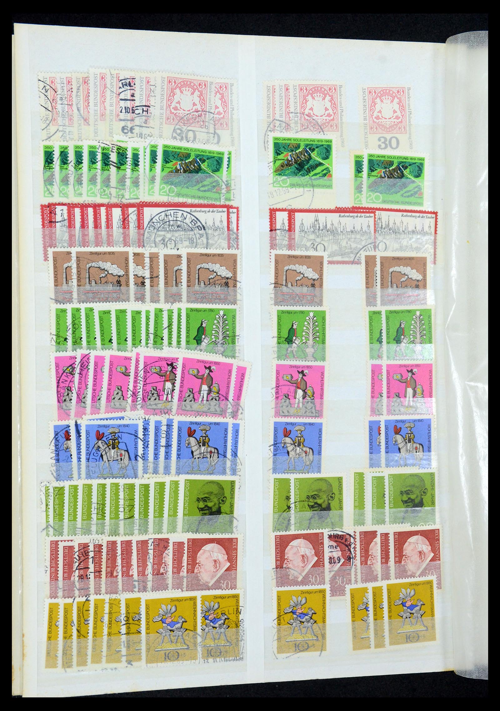 35899 055 - Postzegelverzameling 35899 Bundespost 1949-1985.