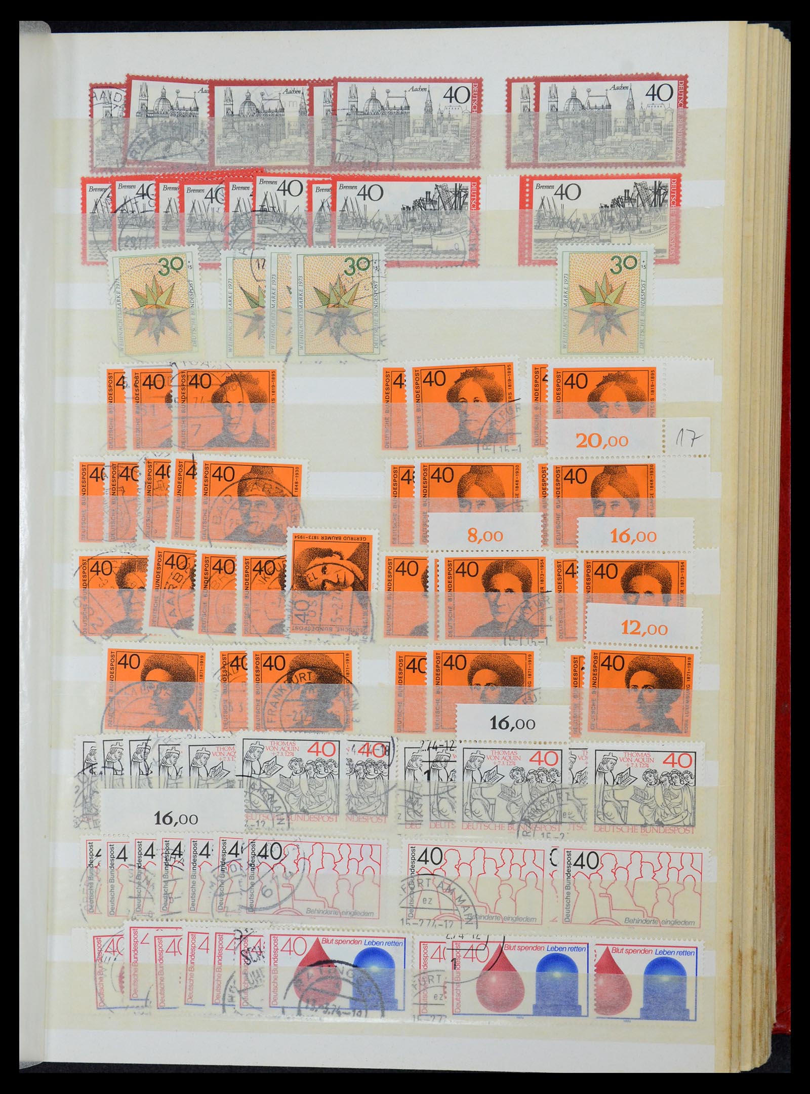 35899 078 - Stamp Collection 35899 Bundespost 1949-1985.