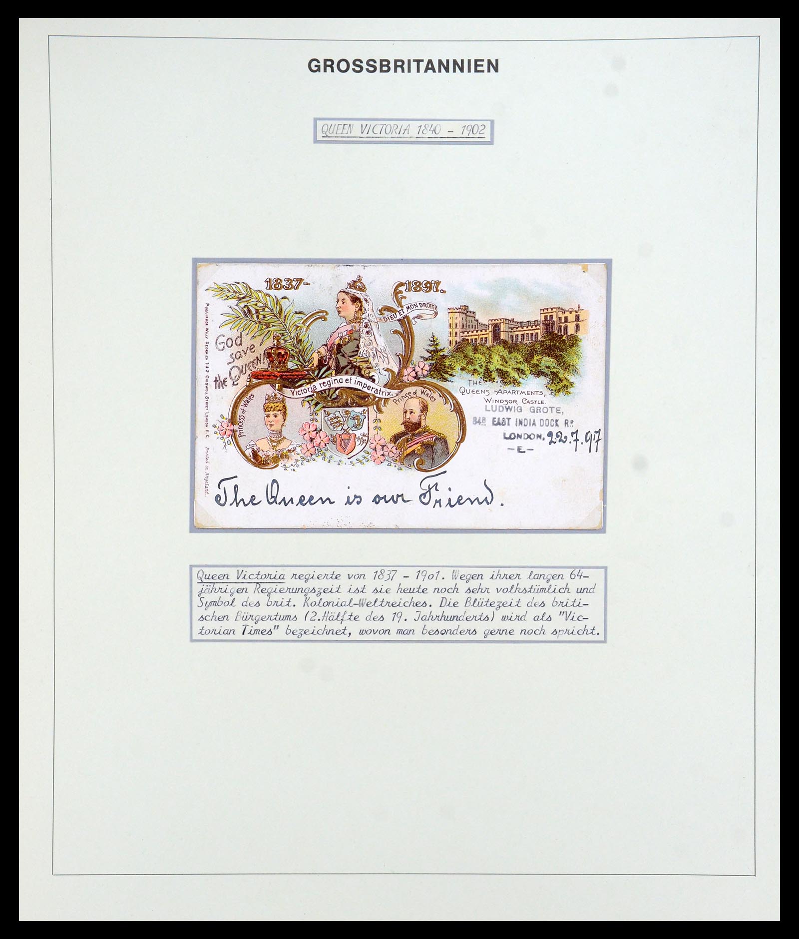 35900 001 - Postzegelverzameling 35900 Engeland 1840-1951.