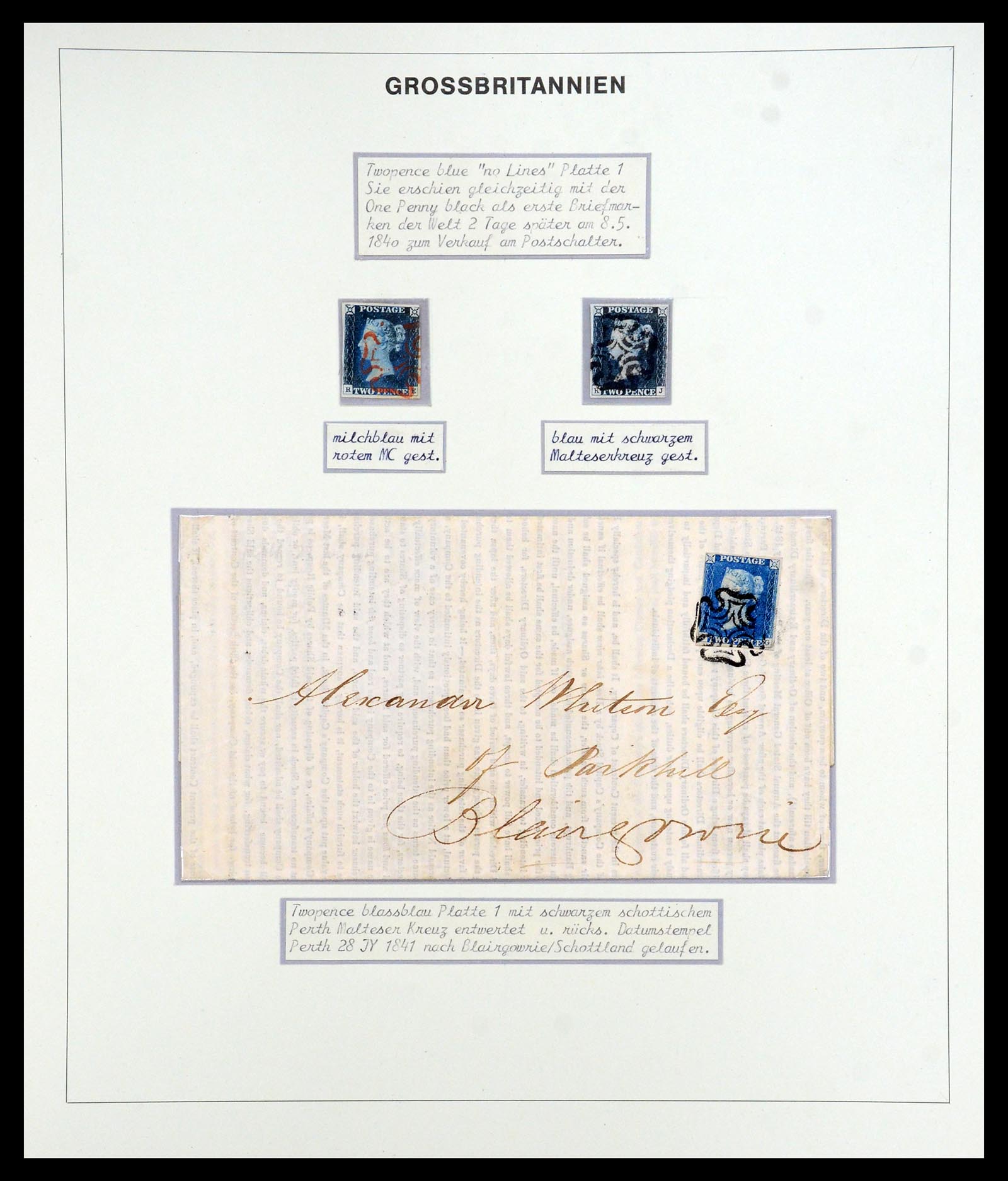 35900 004 - Postzegelverzameling 35900 Engeland 1840-1951.