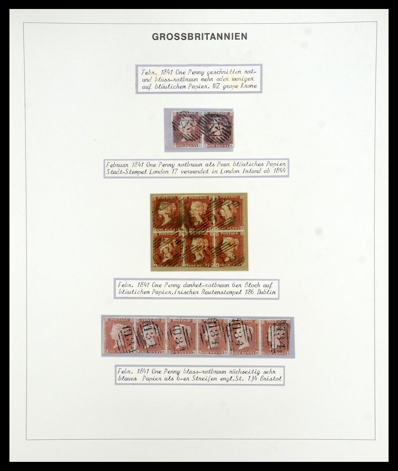 35900 006 - Postzegelverzameling 35900 Engeland 1840-1951.