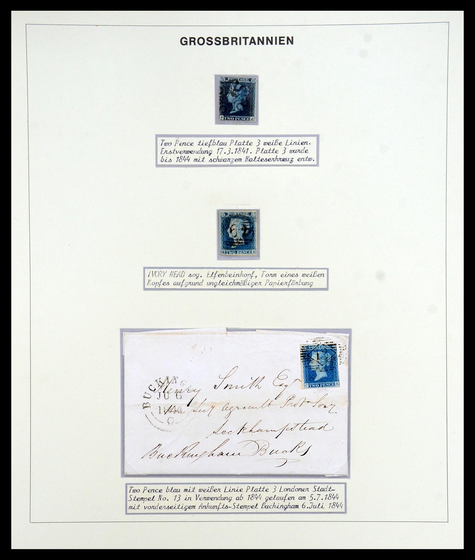 35900 009 - Postzegelverzameling 35900 Engeland 1840-1951.