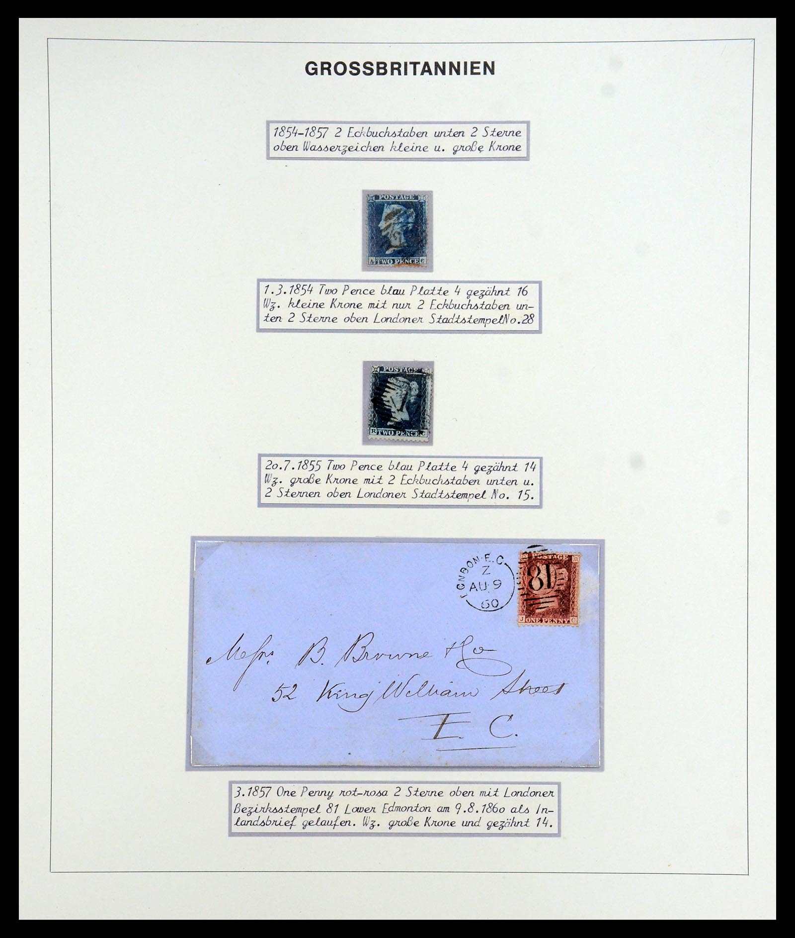 35900 010 - Postzegelverzameling 35900 Engeland 1840-1951.
