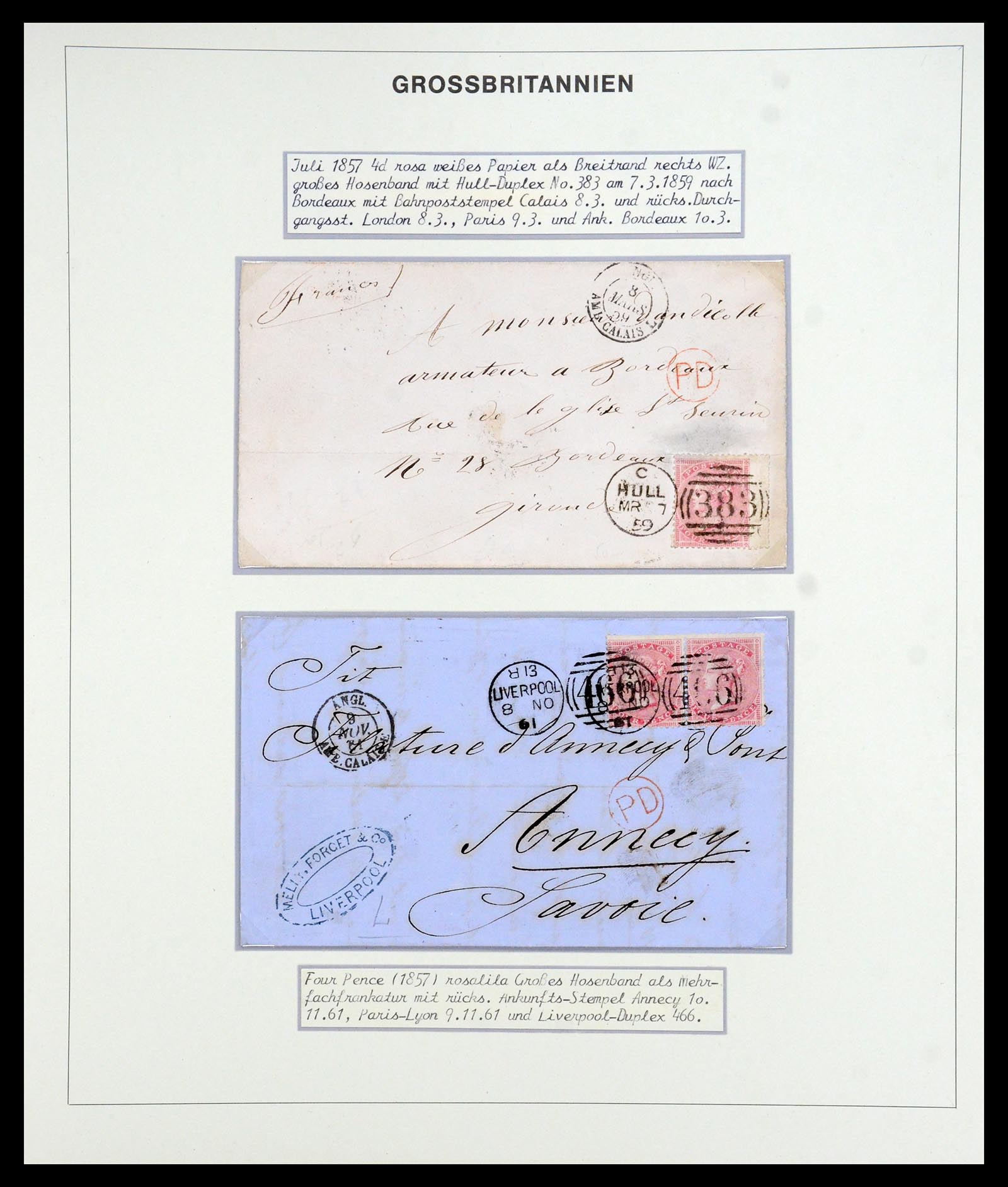 35900 012 - Postzegelverzameling 35900 Engeland 1840-1951.