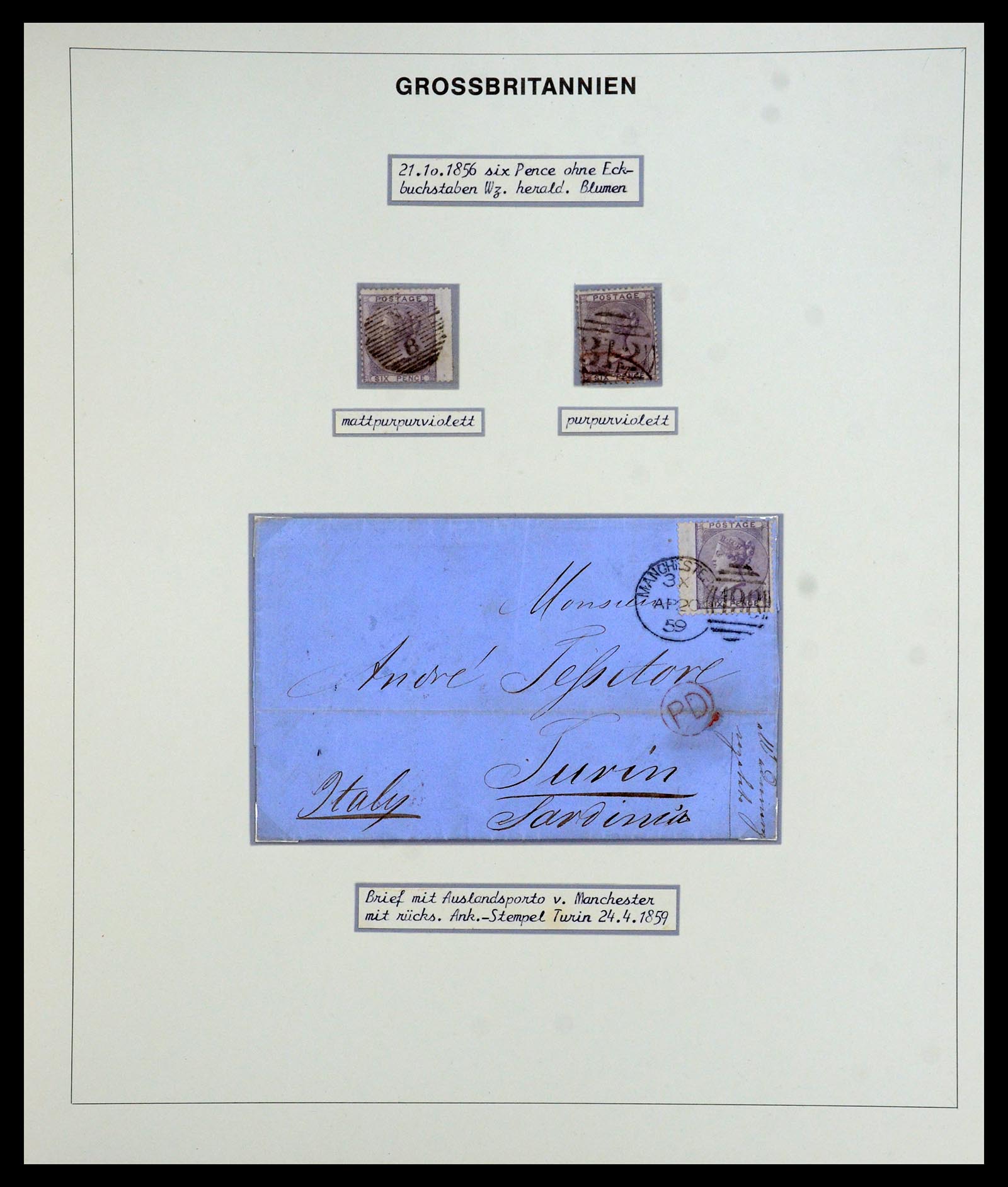 35900 013 - Postzegelverzameling 35900 Engeland 1840-1951.