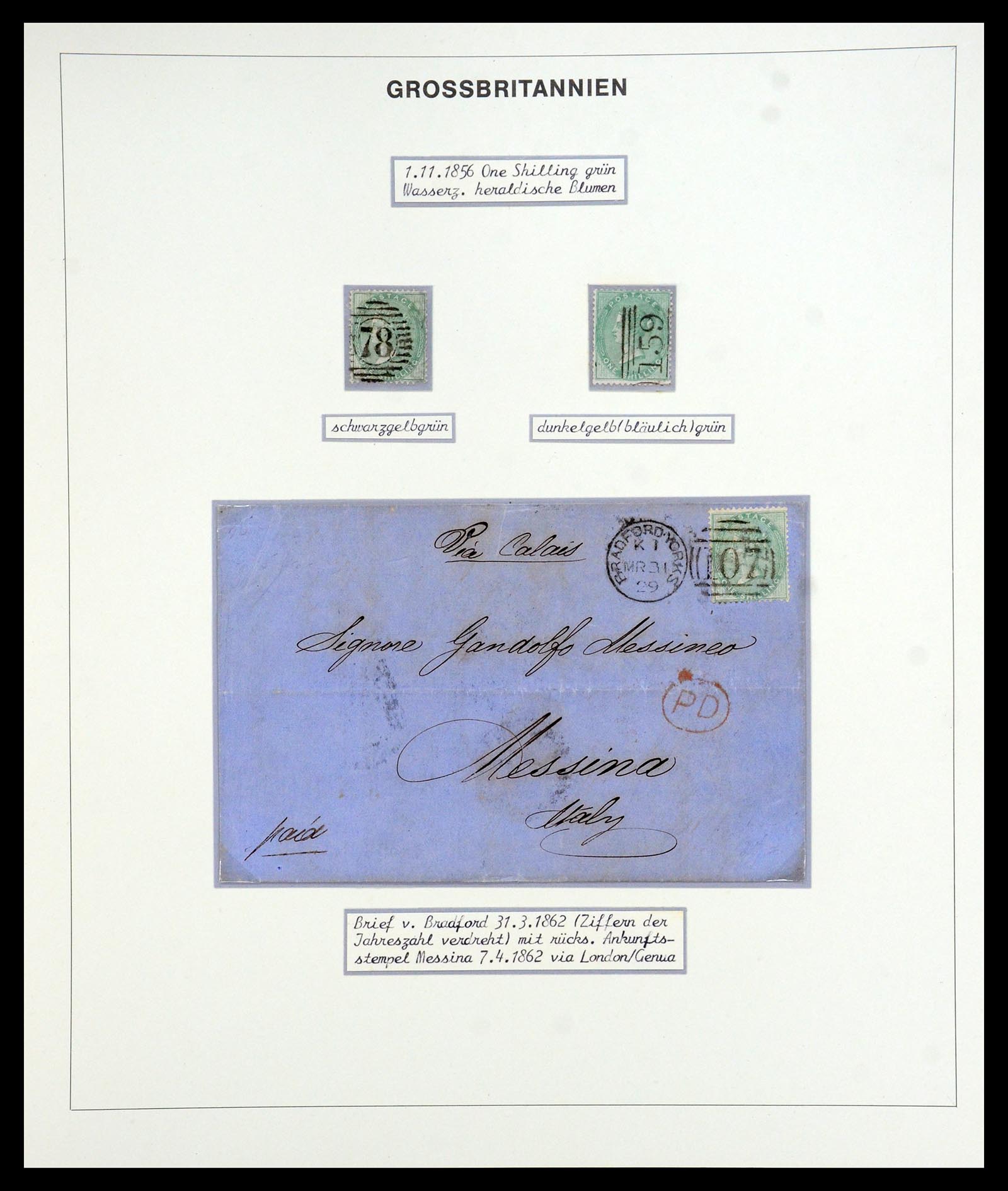 35900 014 - Postzegelverzameling 35900 Engeland 1840-1951.