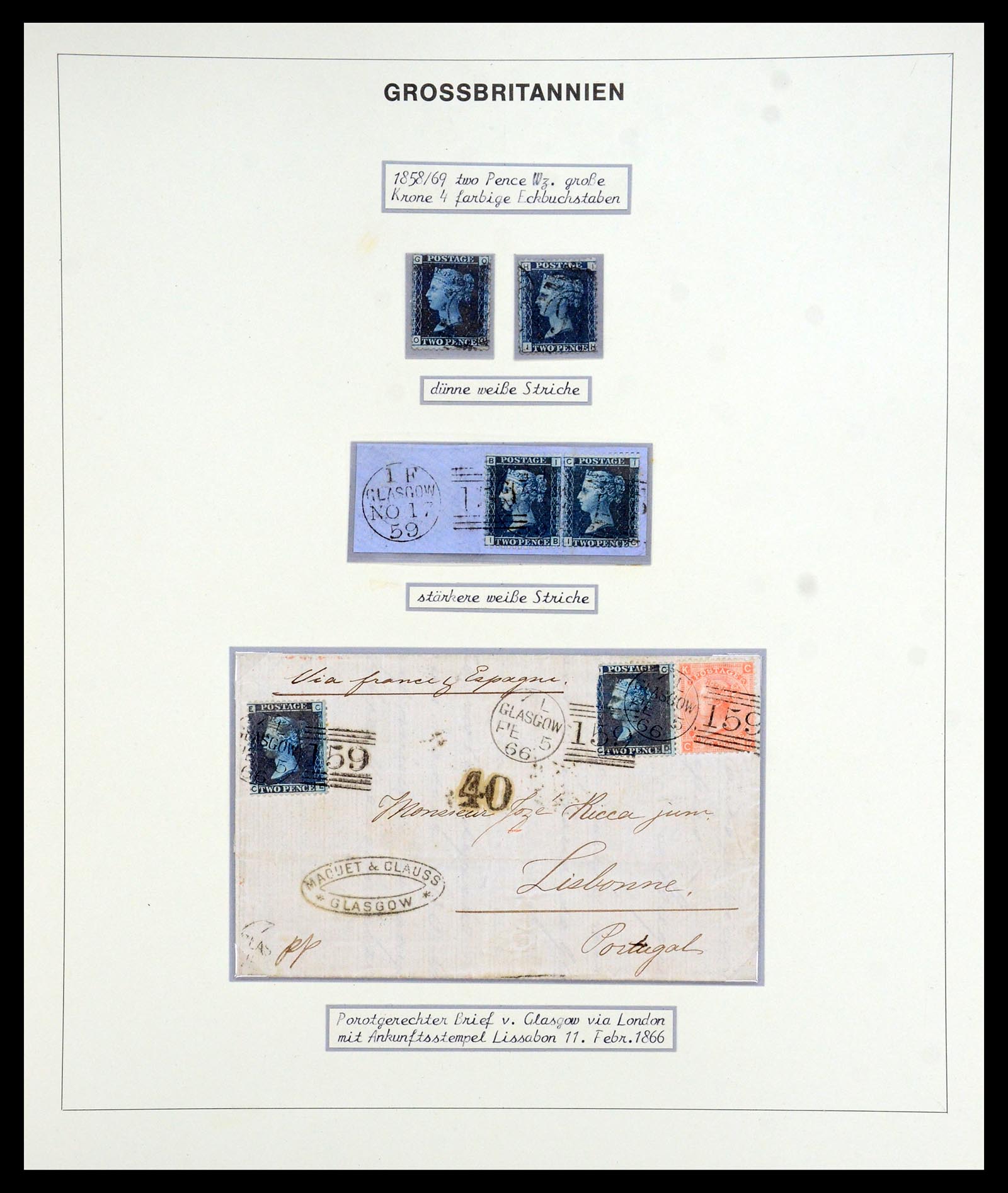 35900 015 - Postzegelverzameling 35900 Engeland 1840-1951.