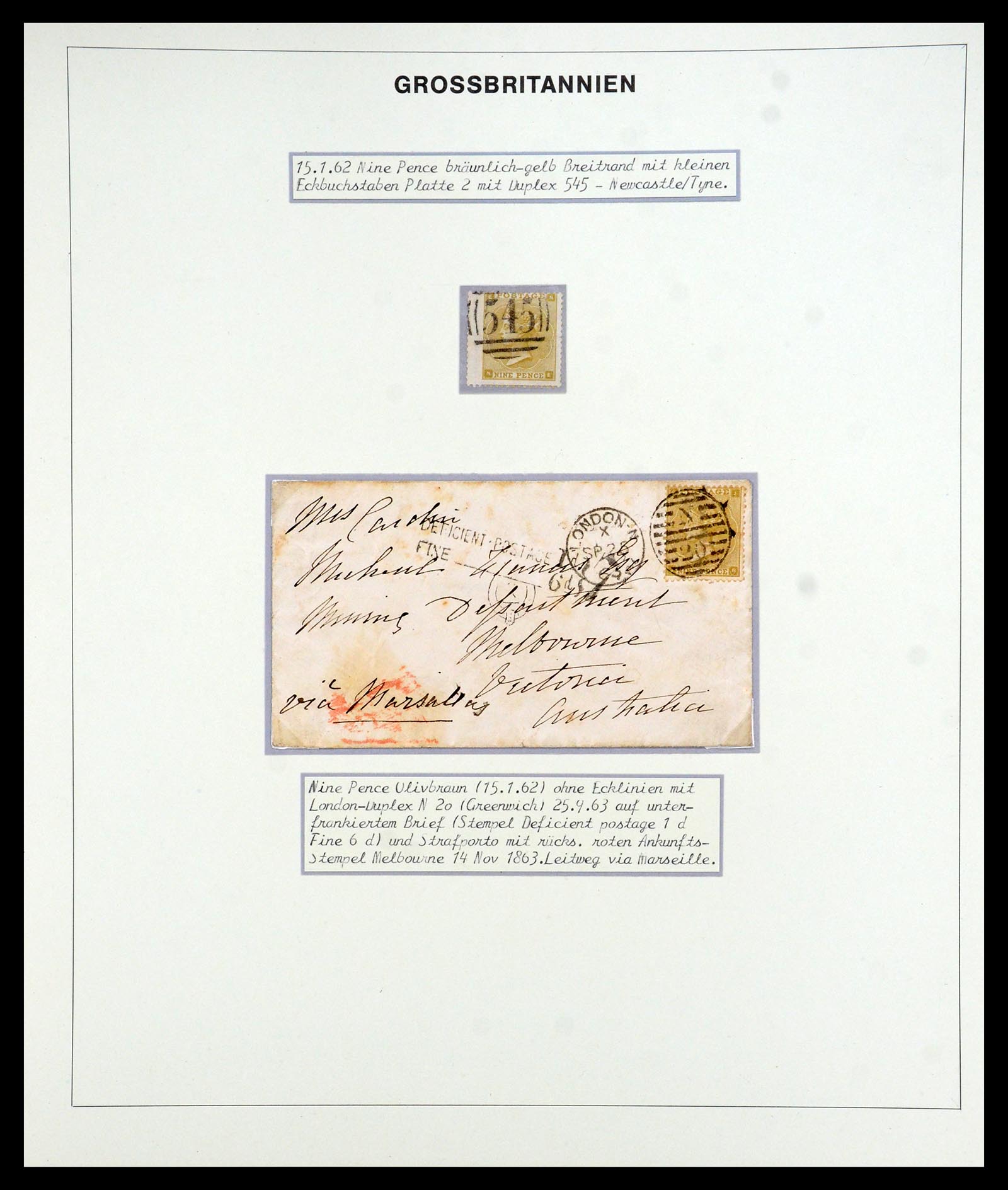 35900 016 - Postzegelverzameling 35900 Engeland 1840-1951.