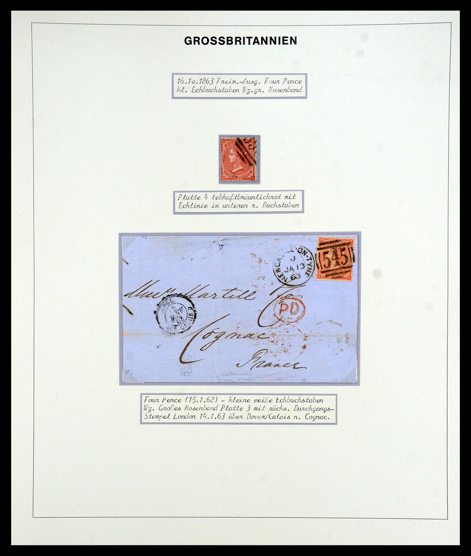 35900 017 - Postzegelverzameling 35900 Engeland 1840-1951.