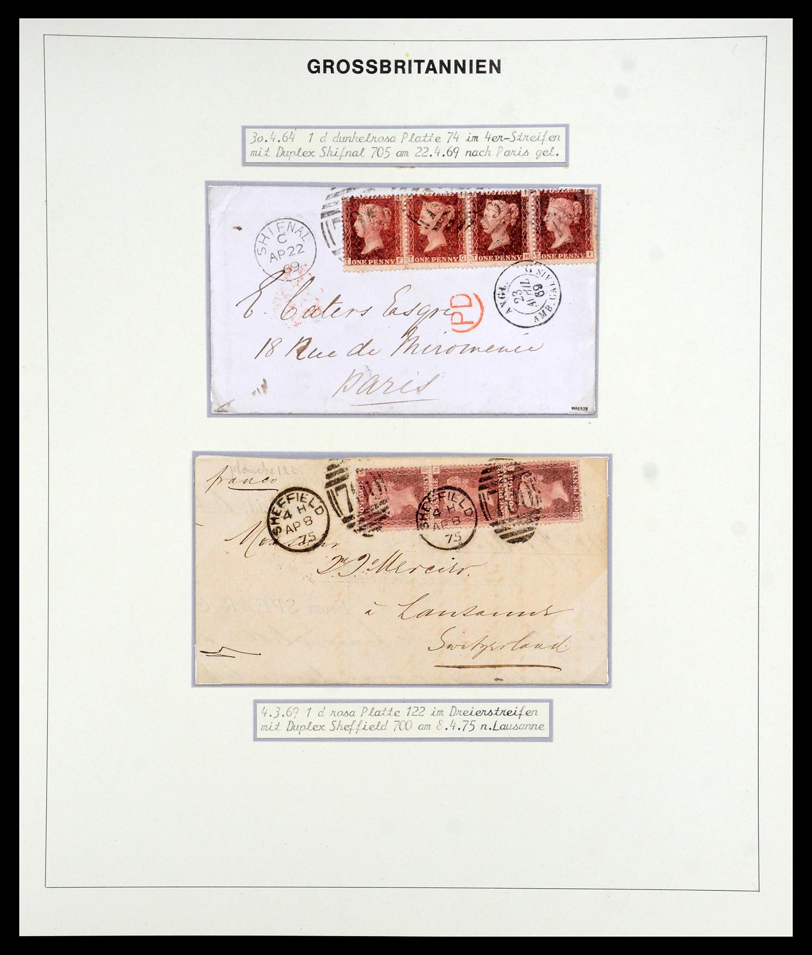 35900 018 - Postzegelverzameling 35900 Engeland 1840-1951.