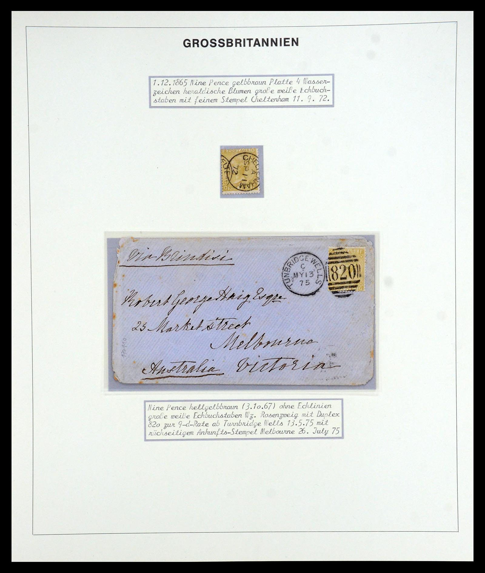 35900 020 - Postzegelverzameling 35900 Engeland 1840-1951.