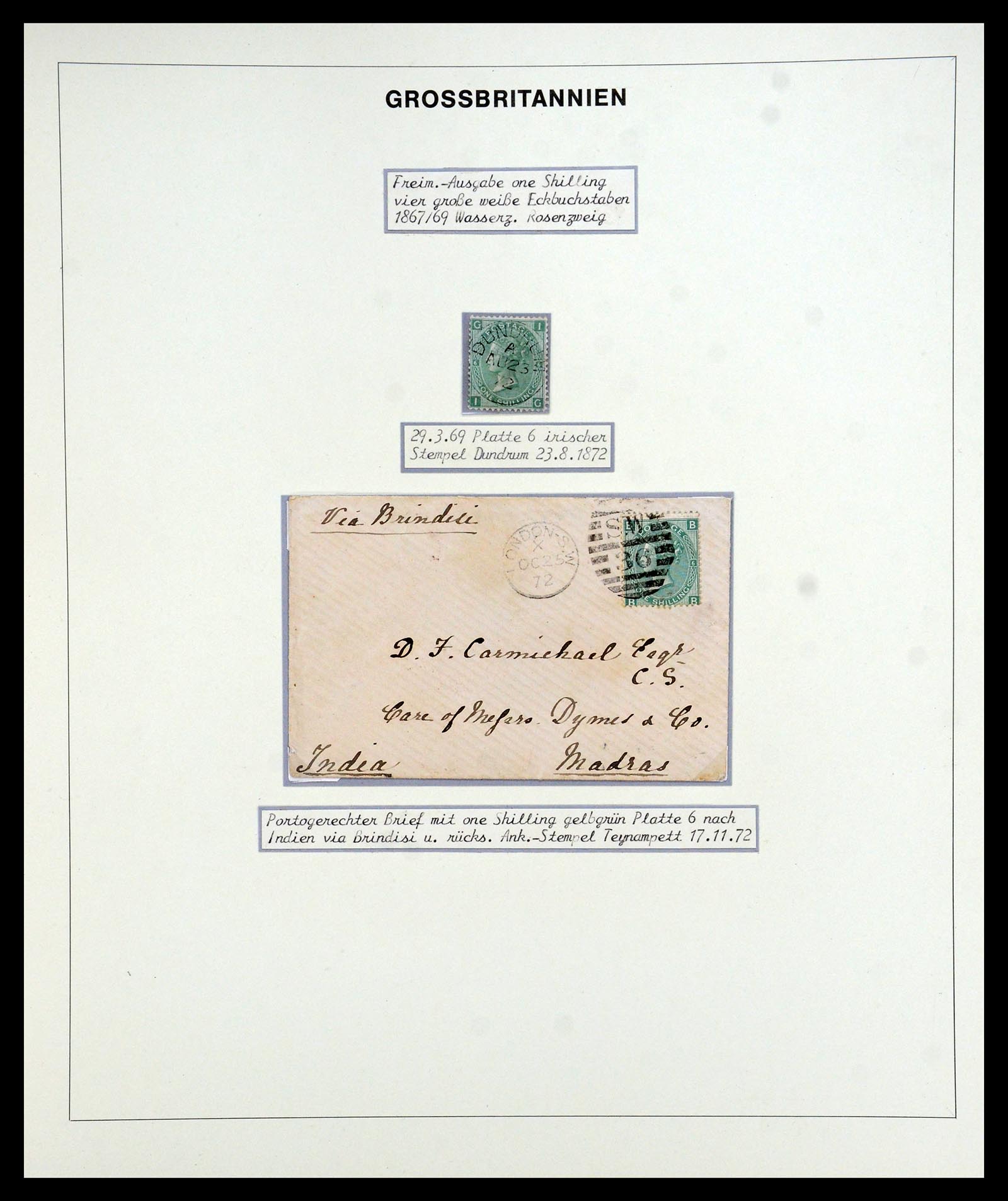 35900 021 - Postzegelverzameling 35900 Engeland 1840-1951.